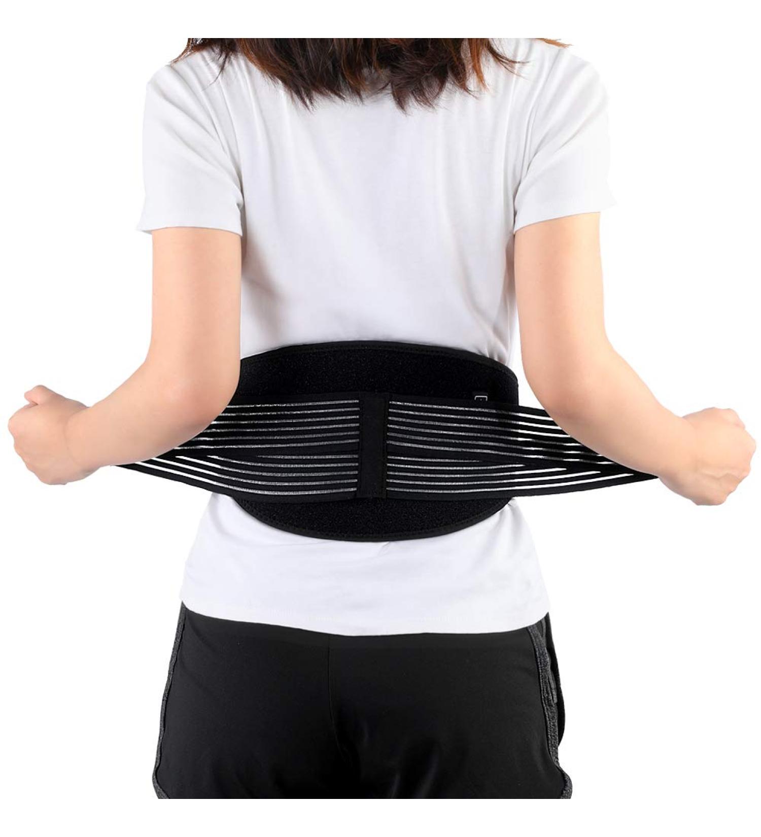 Men's back Warmer USB seat yhg washing standard new heating waist support with print belt black free size a waist support with a 2m long USB