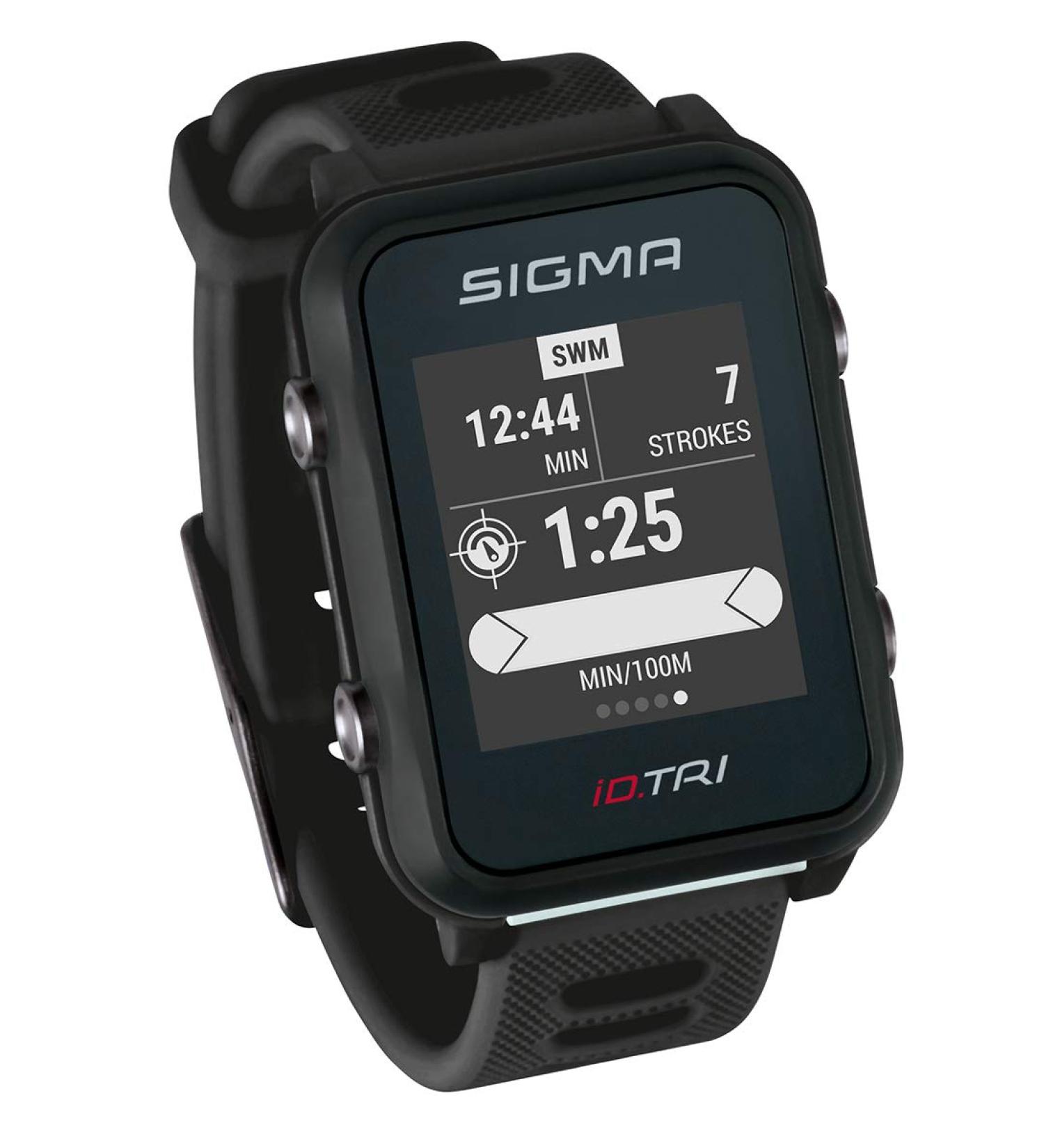 Sigma Sport Id.tri GPS Triathlon Watch - Smart Notifications Waterproof Navigation & Bike Bracket - Buy Online on GoSupps.com