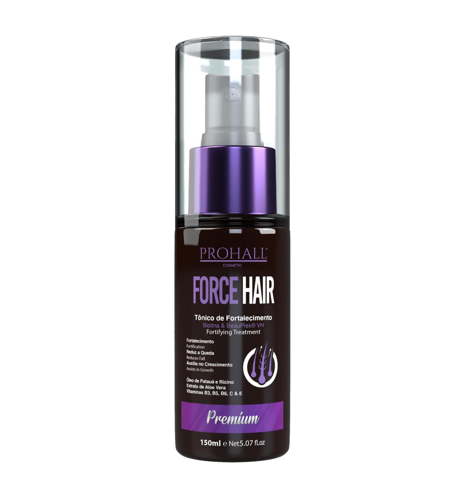 Prohall Cosmetic Force Hair Tonic - Hair Growth & Texturizing Spray for Damaged Hair - Glossing Tonic for Men & Women - Thickening Spray (5.07 Fl. oz - Buy Online on GoSupps.com