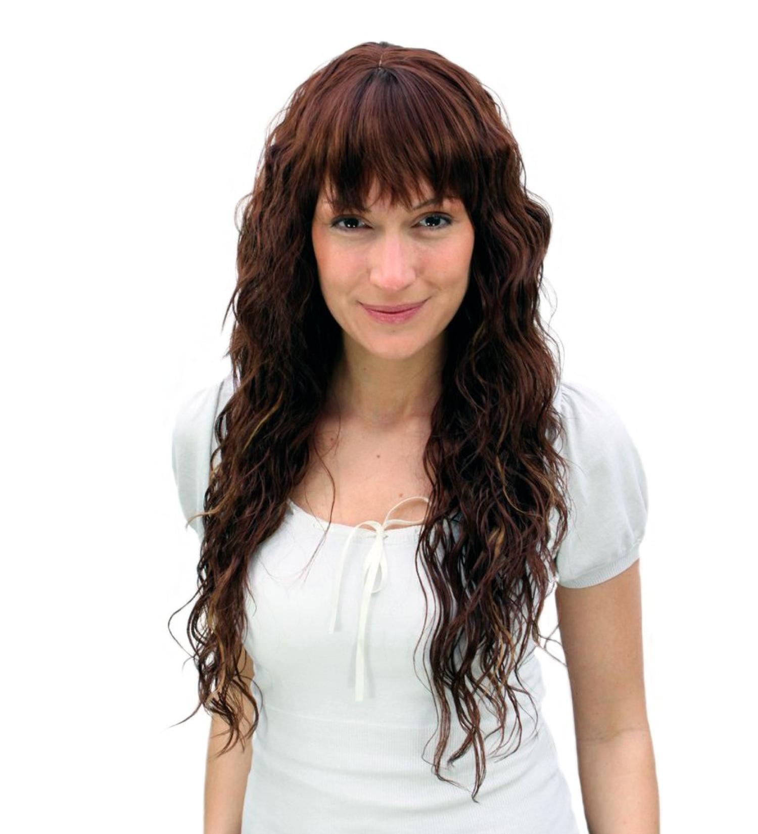 WIG ME UP A34-33B27 Caribbean Curls Wig with Brunette Streaks - Best International Shipping - Buy Online on GoSupps.com
