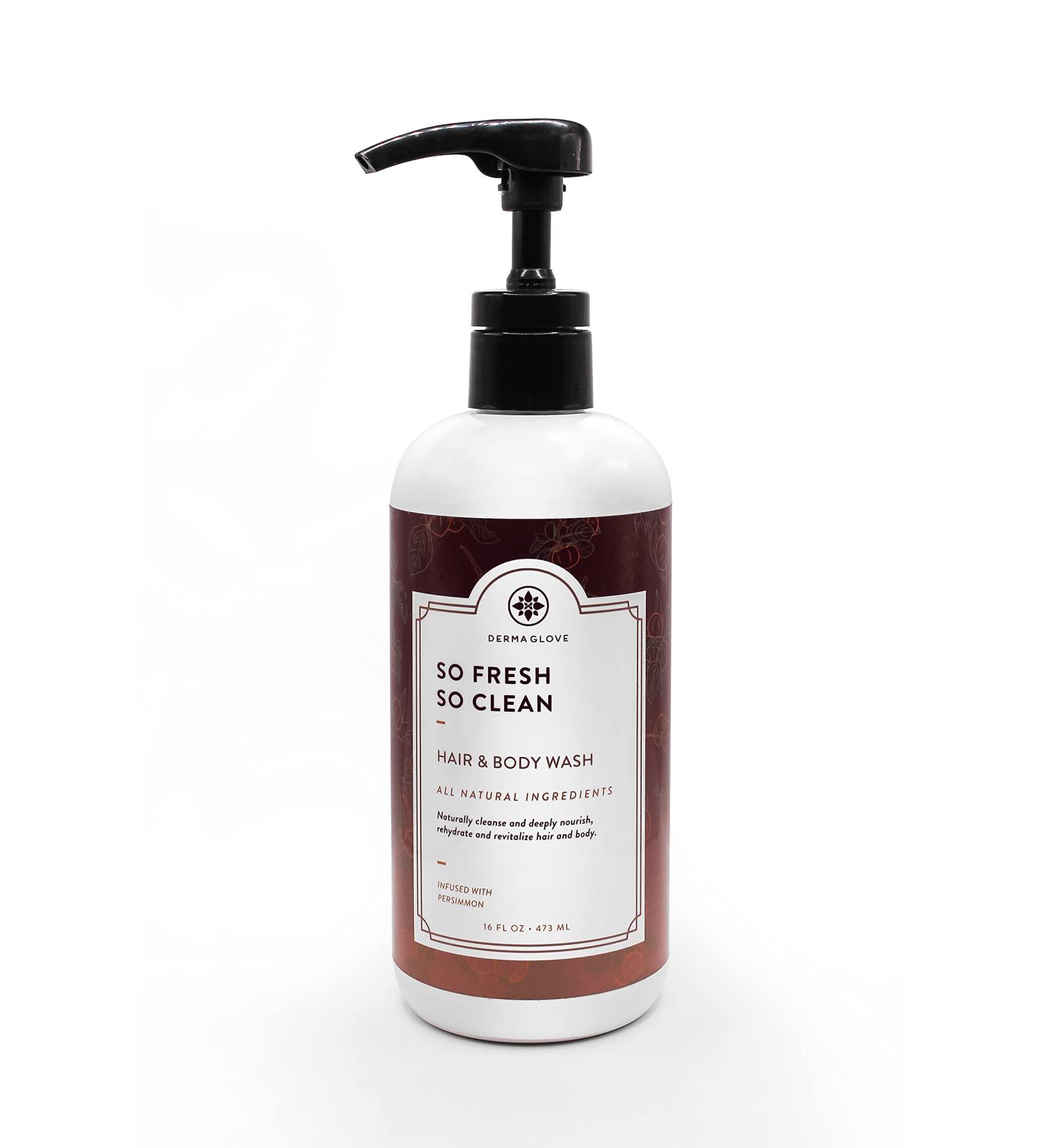 All Natural Full Body Wash - SO FRESH SO CLEAN | Plant-Based Cleanser for Skin Scalp & Hair | 16 oz - Buy Online on GoSupps.com