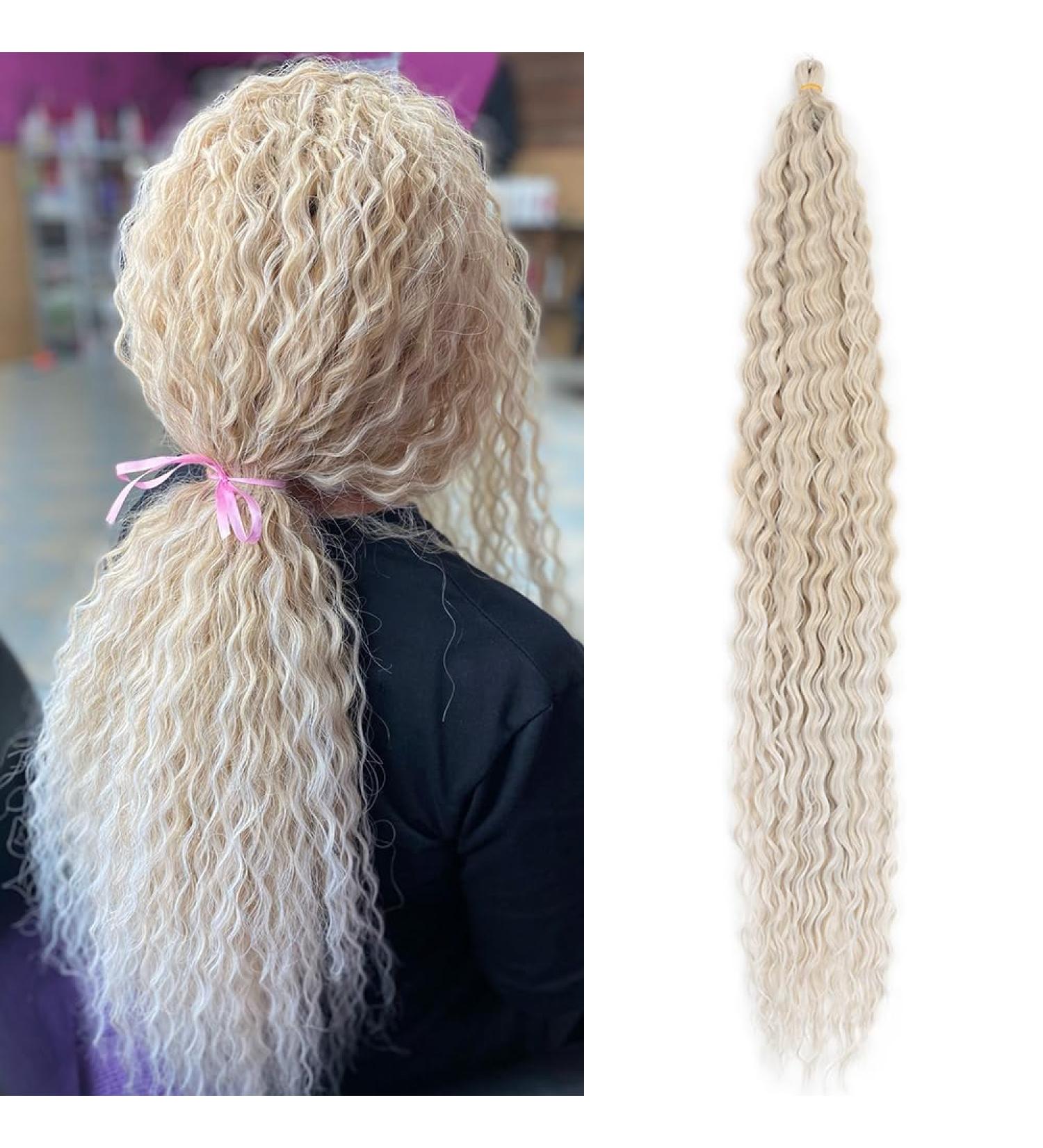 Buy DSoar 30 Deep Twist Crochet Hair - 3 Packs Ocean Wave Curly Bohemian Braids | Synthetic Hair Extensions for Women & Girls - 30inch 18/56c# - Buy Online on GoSupps.com