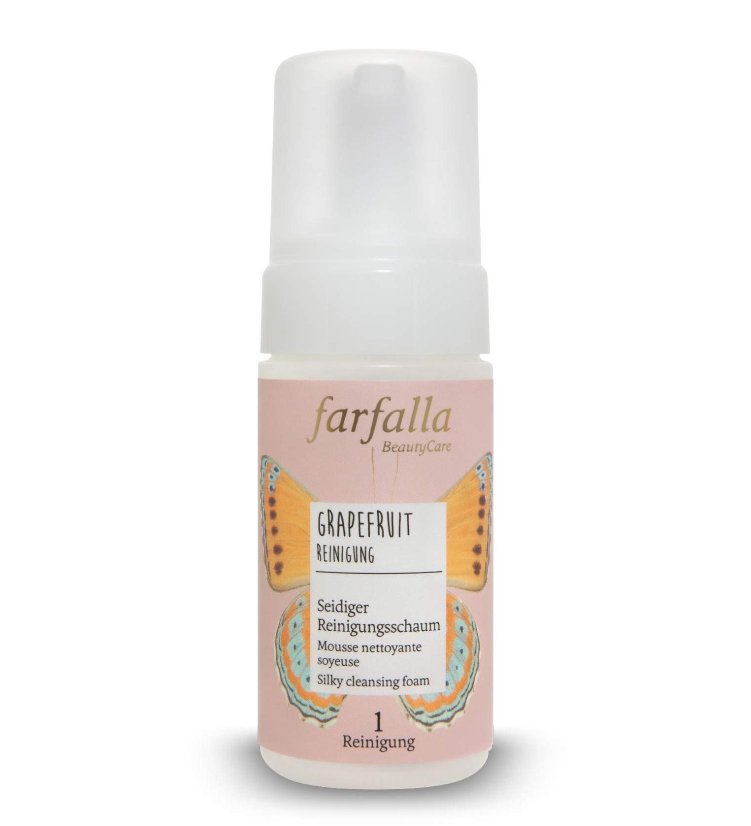 farfalla Grapefruit Cleansing Silky Cleanser - 100% Certified Natural Cosmetics 120 ml - Buy Online on GoSupps.com