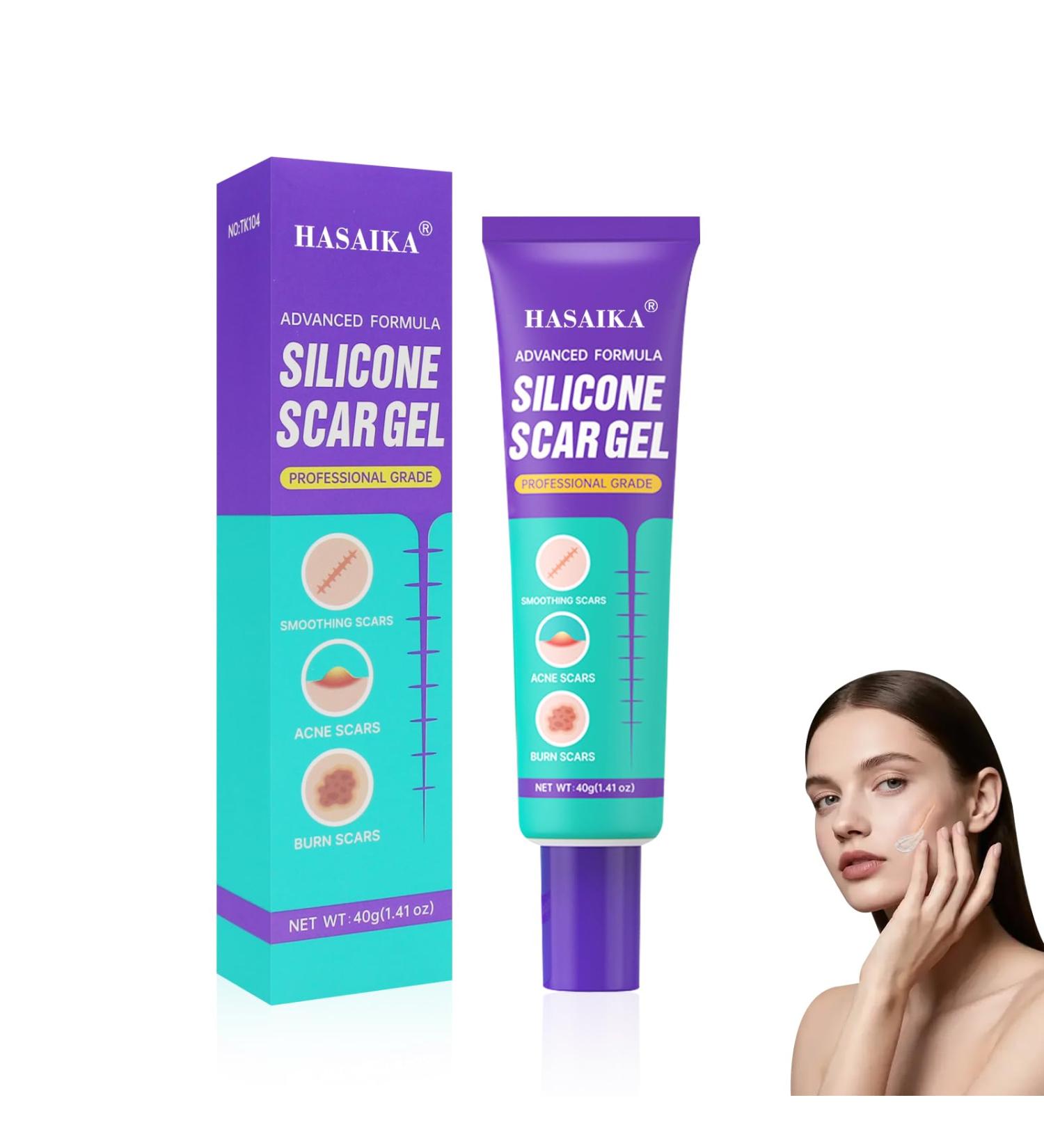  HASAIKA Scar gel cream for new and old scars smooth and hydrated skin 40 g - Buy Online on GoSupps.com