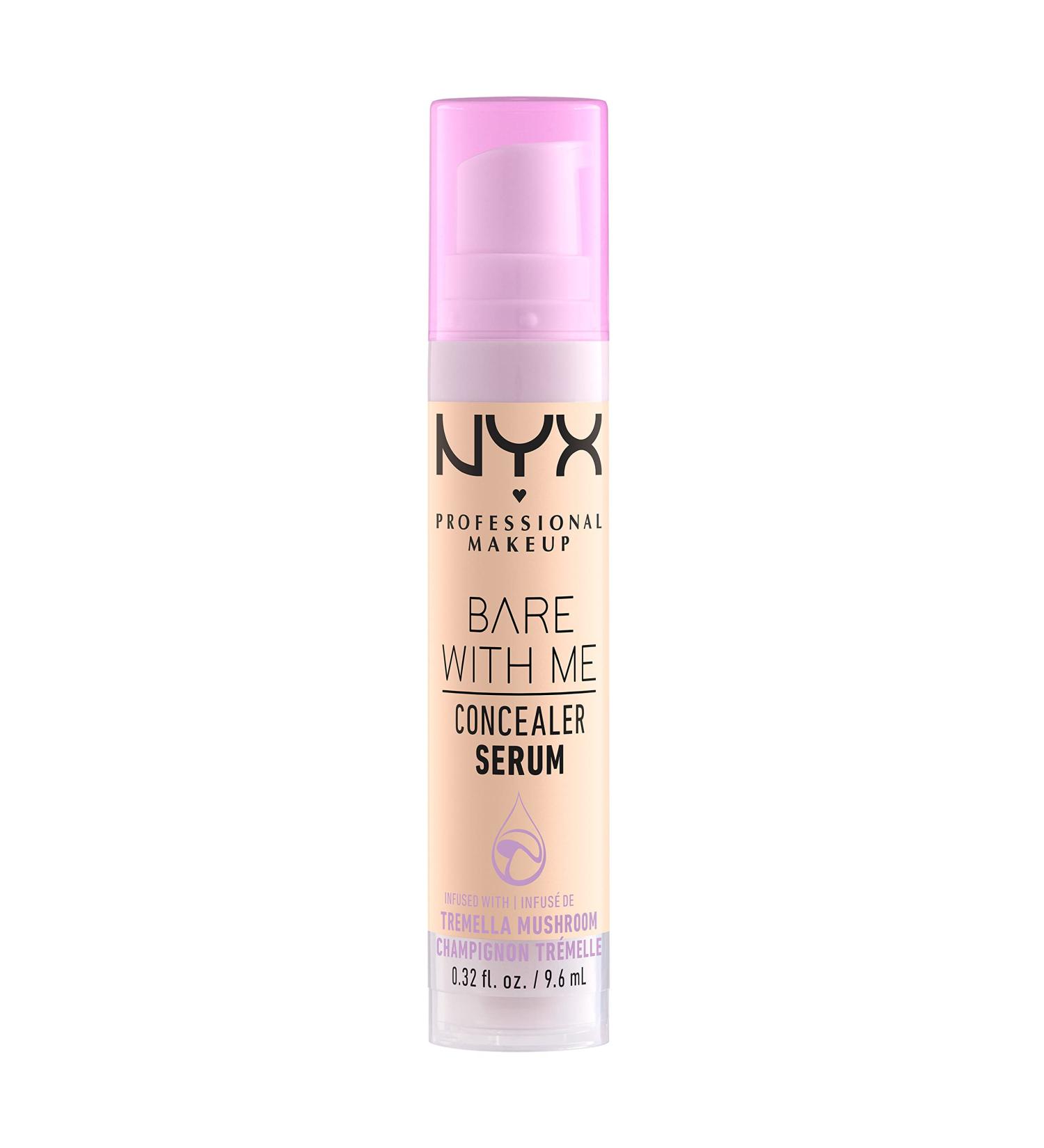 NYX Bare With Me Concealer Serum - Natural Medium Coverage (Fair, 9.6ml) - Buy Online on GoSupps.com