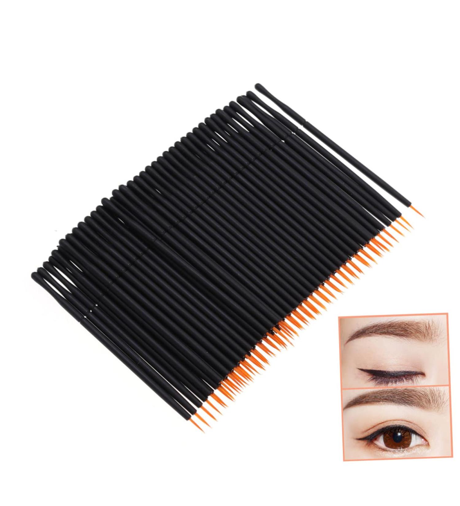 Mipcase 100pcs Wand Applicator Makeup Tools Eyeliner Brush Makeup Brush Disposable - Buy Online on GoSupps.com