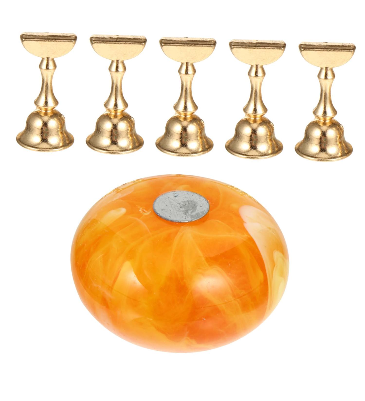 FOMIYES 3 Sets Manicure Practice Base Practice Nail Stand Nail Art Practice Stand Nail Tip Practice Holder Nail Stand Display Nail Display Stand Nail Art Tool Resin Magnetic Rack Bracket - Buy Online on GoSupps.com