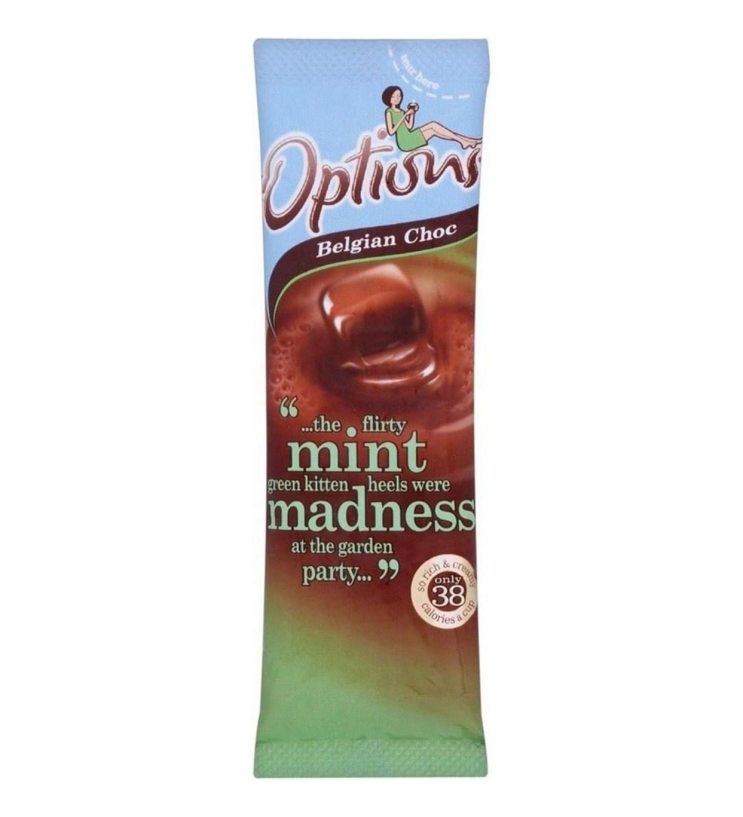 Options Mint Madness Instant Hot Chocolate Drink (11g) by Groceries