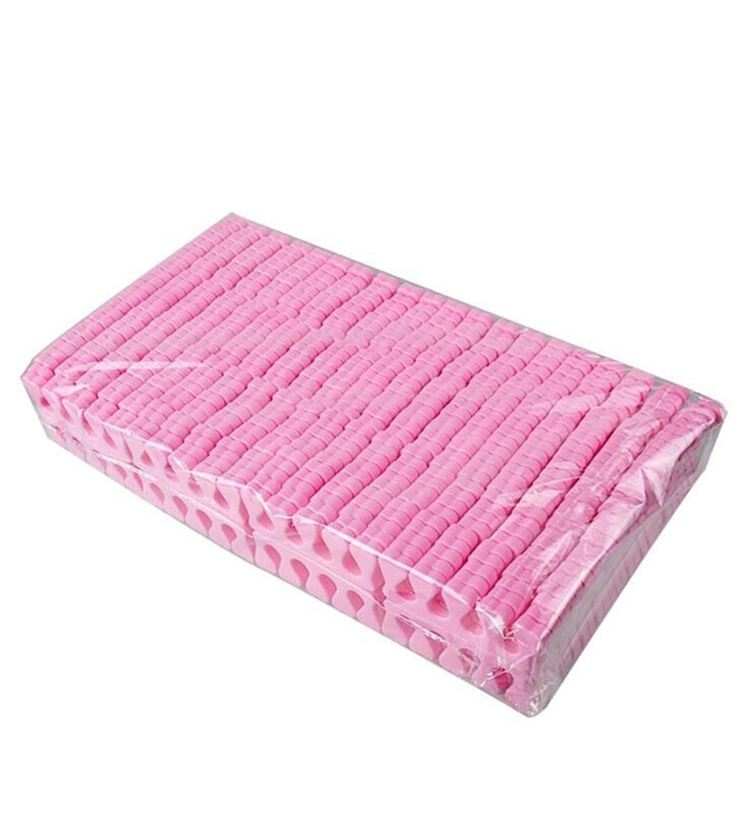 100 Pairs Soft Toe Separators Anti-Scratch Sponge Pedicure Bulk Nail Art Stretcher - Pink - Buy Online on GoSupps.com