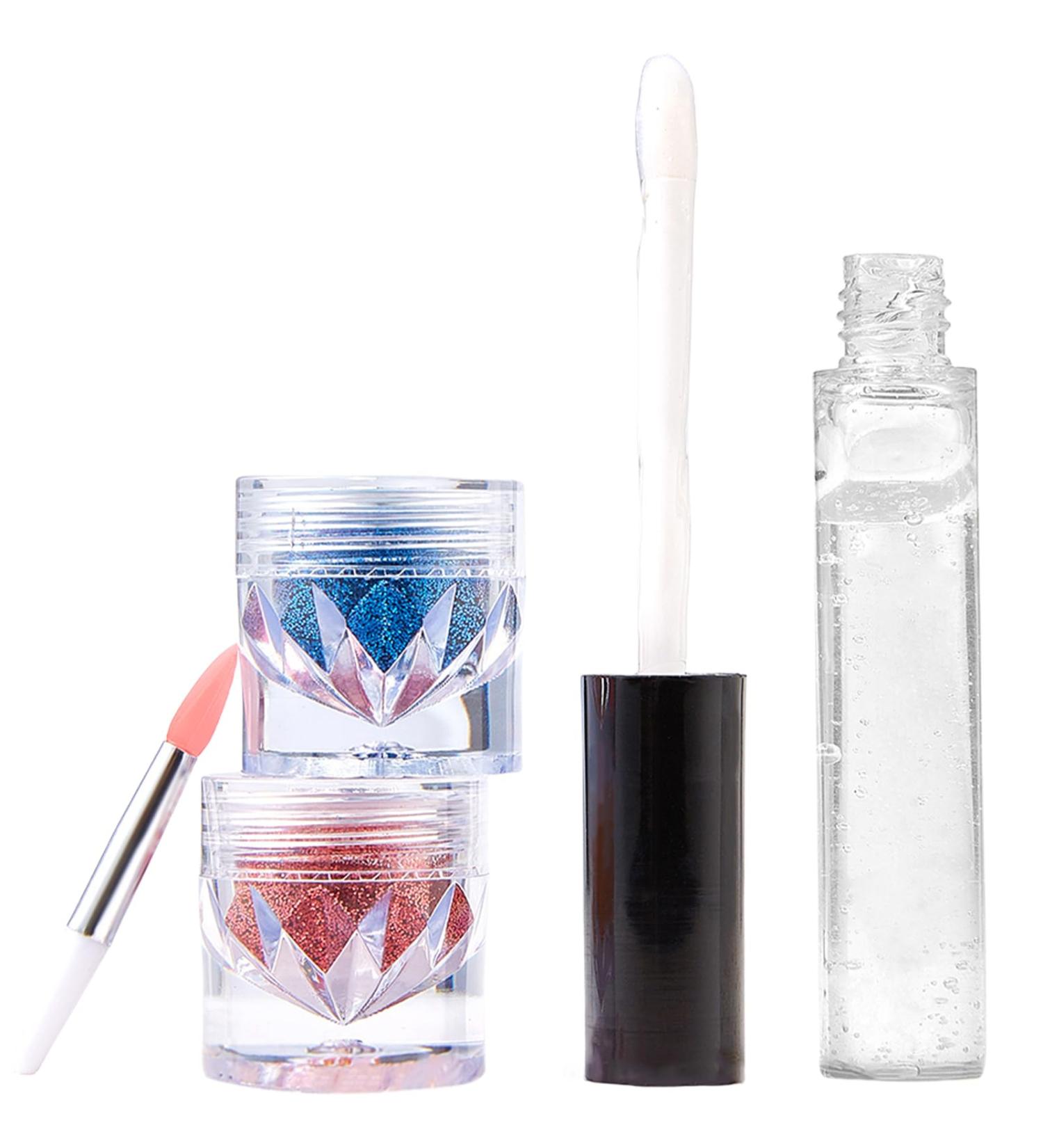 CHAKAE 2 Colors Lipstick Set - Lip Gloss Lipstick - Lip and Nail Makeup Powder - Buy Online on GoSupps.com