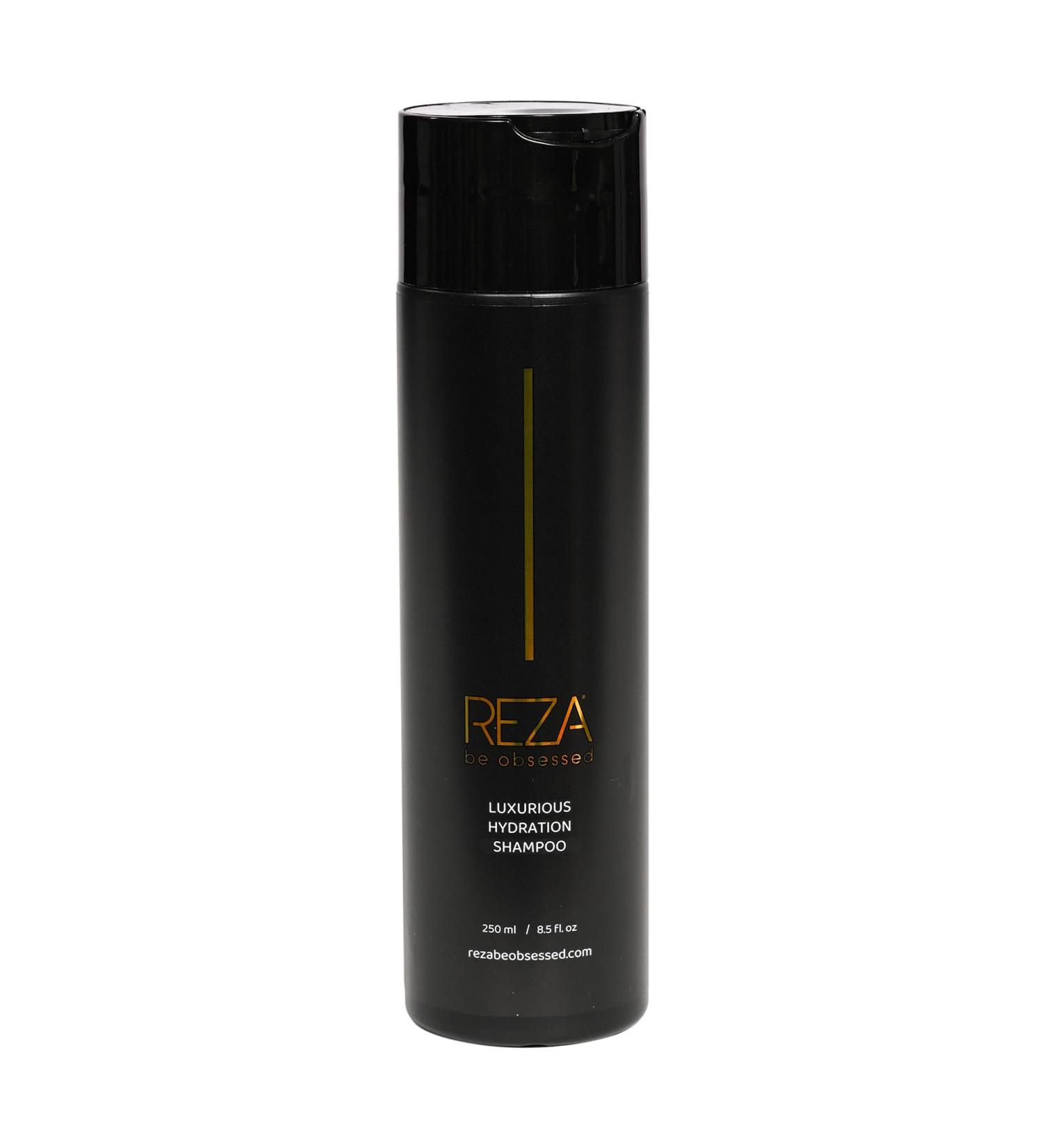 Reza Fixation Shampoo - Luxury Hydrating Sulfate & Paraben Free Frizz Tamer for All Hair Types - 8.5 Fl. Oz - Buy Online on GoSupps.com
