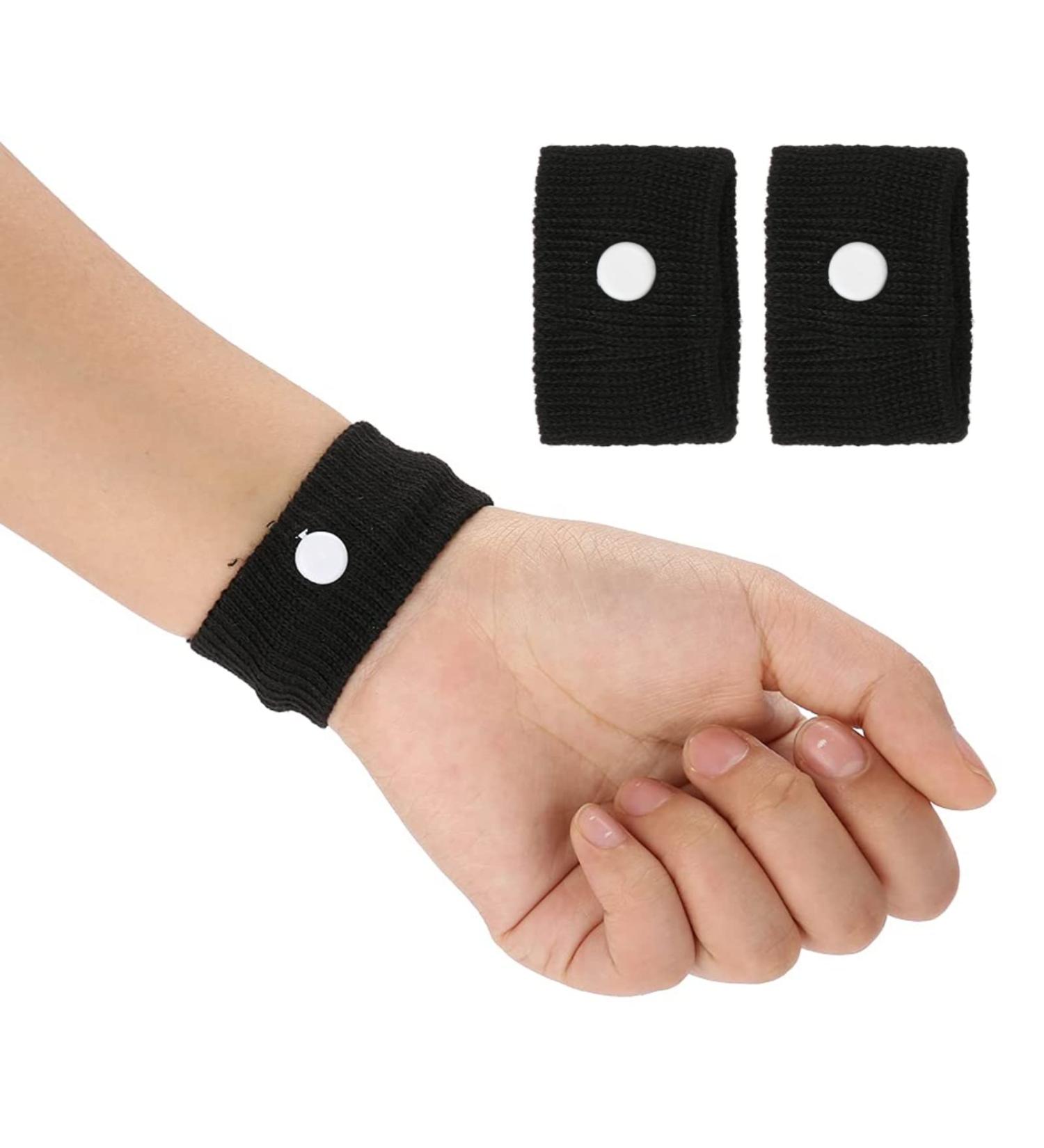 Anti-Nausea Wristbands - 1 Pair for Travel Motion Sickness Relief - Sea, Car, Flying - Anti-Nausea Relief Wristband - Buy Online on GoSupps.com