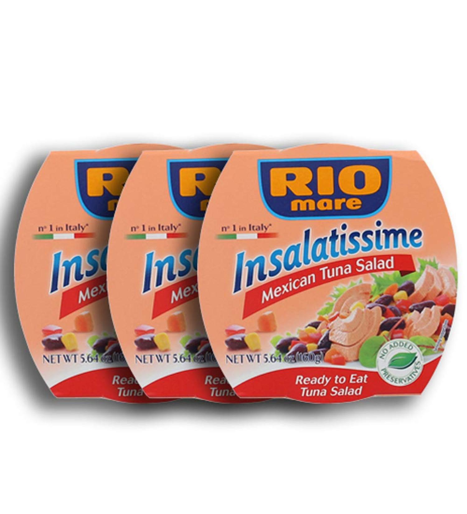 Rio Mare Insalatissima Mexican Tuna Salad Can - Pack of 3, 16.8oz Total - Mexican & Tuna Salad - Buy Online on GoSupps.com