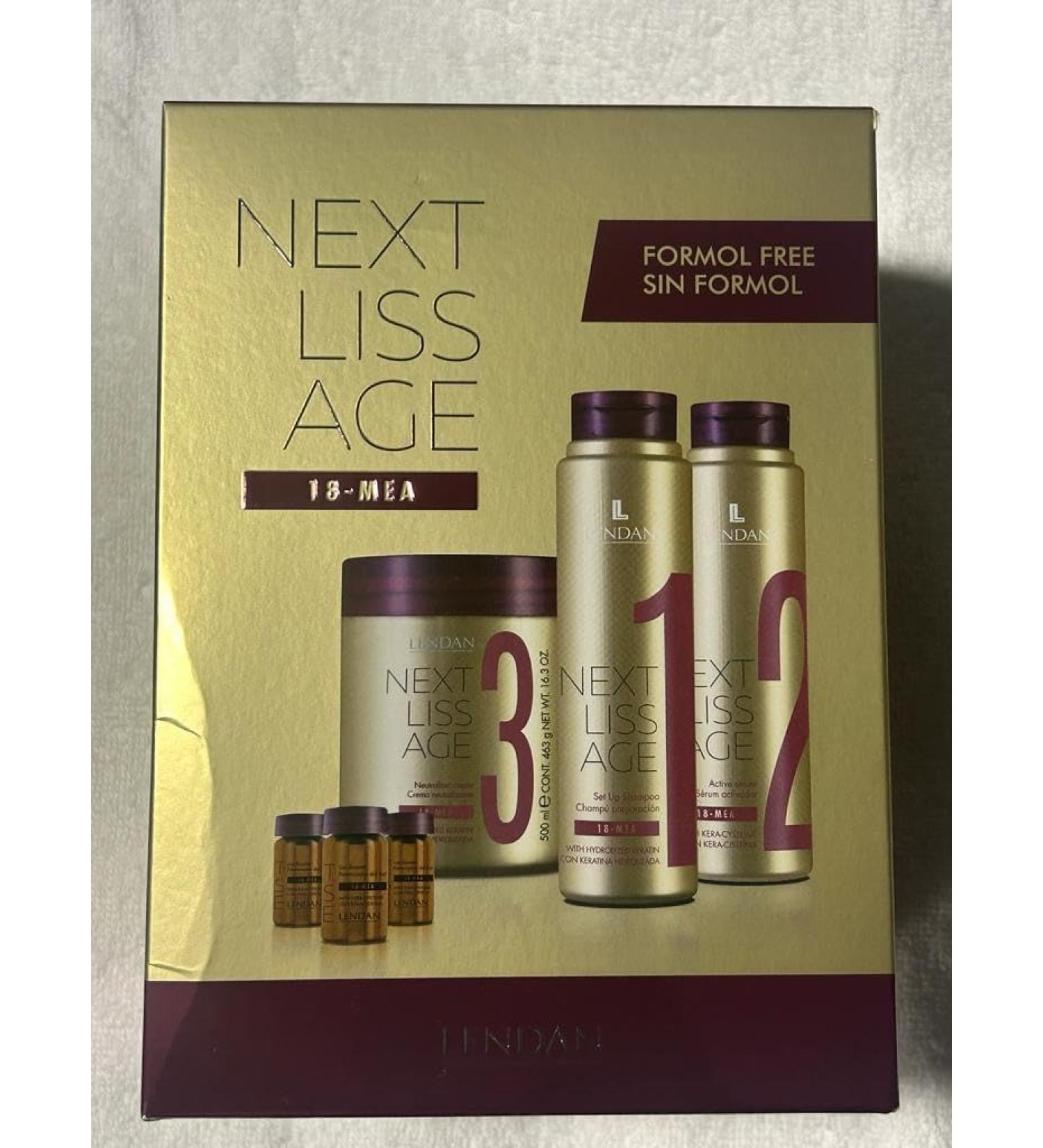 Lendan Next Liss Age Pack Professional - Kera-Ciste na Hair Treatment for Smooth Healthy Hair | International Shipping Available - Buy Online on GoSupps.com
