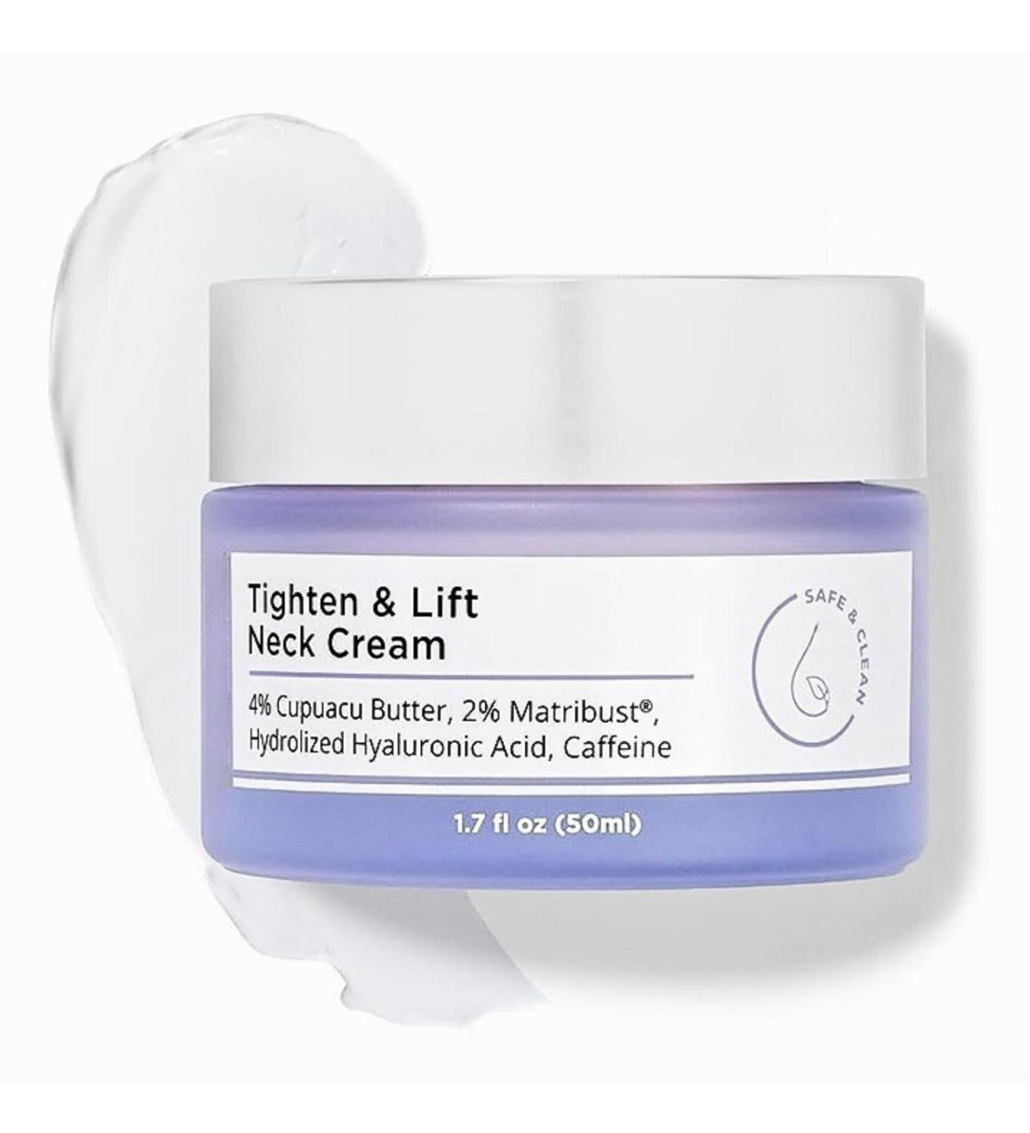 2024 New Pure Tighten and Lift Neck Cream Neck Tightening Cream With Hyaluronic Acid Neck Firming Cream for Tightening Sagging Skin Neck Wrinkle Cream Neck Line Remover Even Skin Tone - Buy Online on GoSupps.com