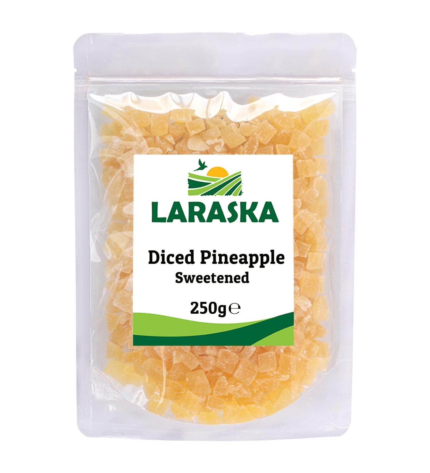 Diced Dried Pineapple Sweetened 250g - Healthy Snack Fruity Premium Quality