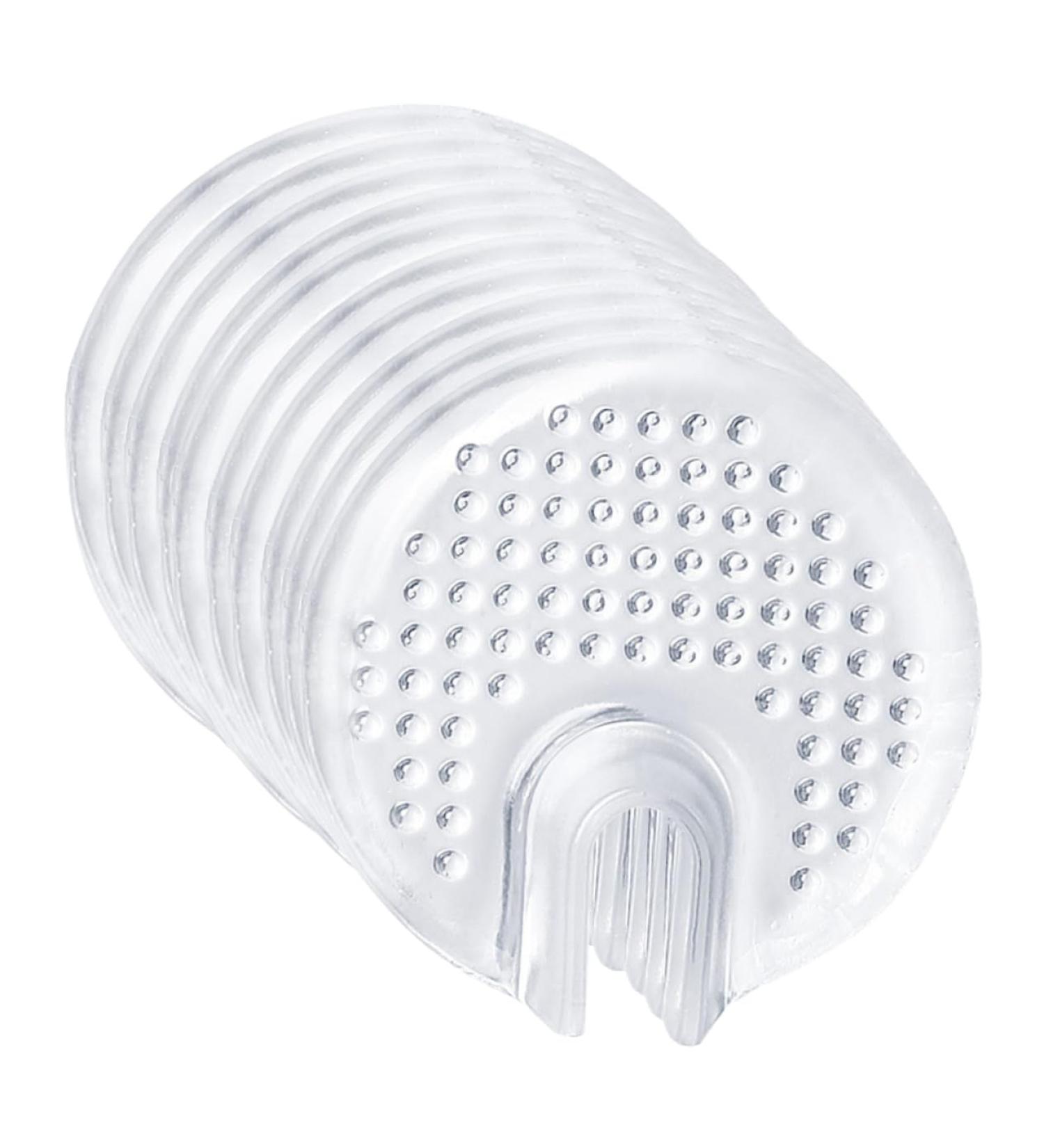 Holibanna Transparent Flip-Flop Pads - 10 Pairs Toe Guards & Cushions for Ultimate Comfort - Replaceable Forefoot & Ball Mat - Buy Online on GoSupps.com