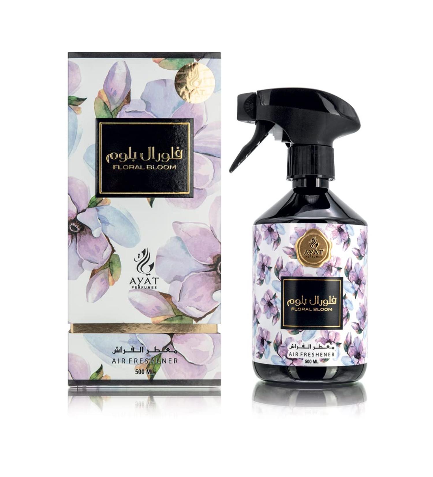 AYAT PERFUMES - Home Perfume Spray - Oriental Scents - 500 mL (Floral bloom) - Buy Online on GoSupps.com