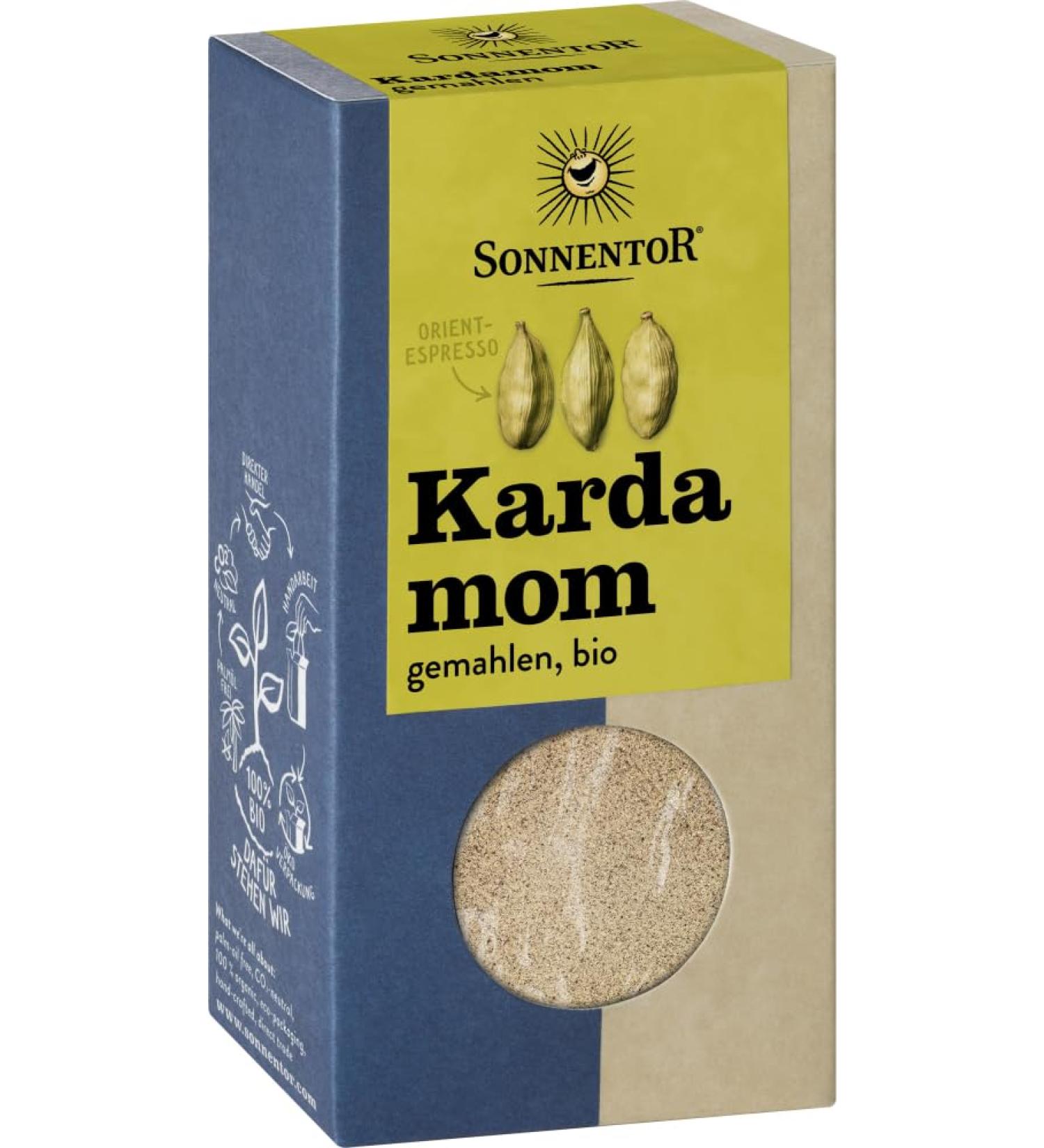 Sonnentor Sonnentor Organic Ground Cardamom (2 x 50 g)