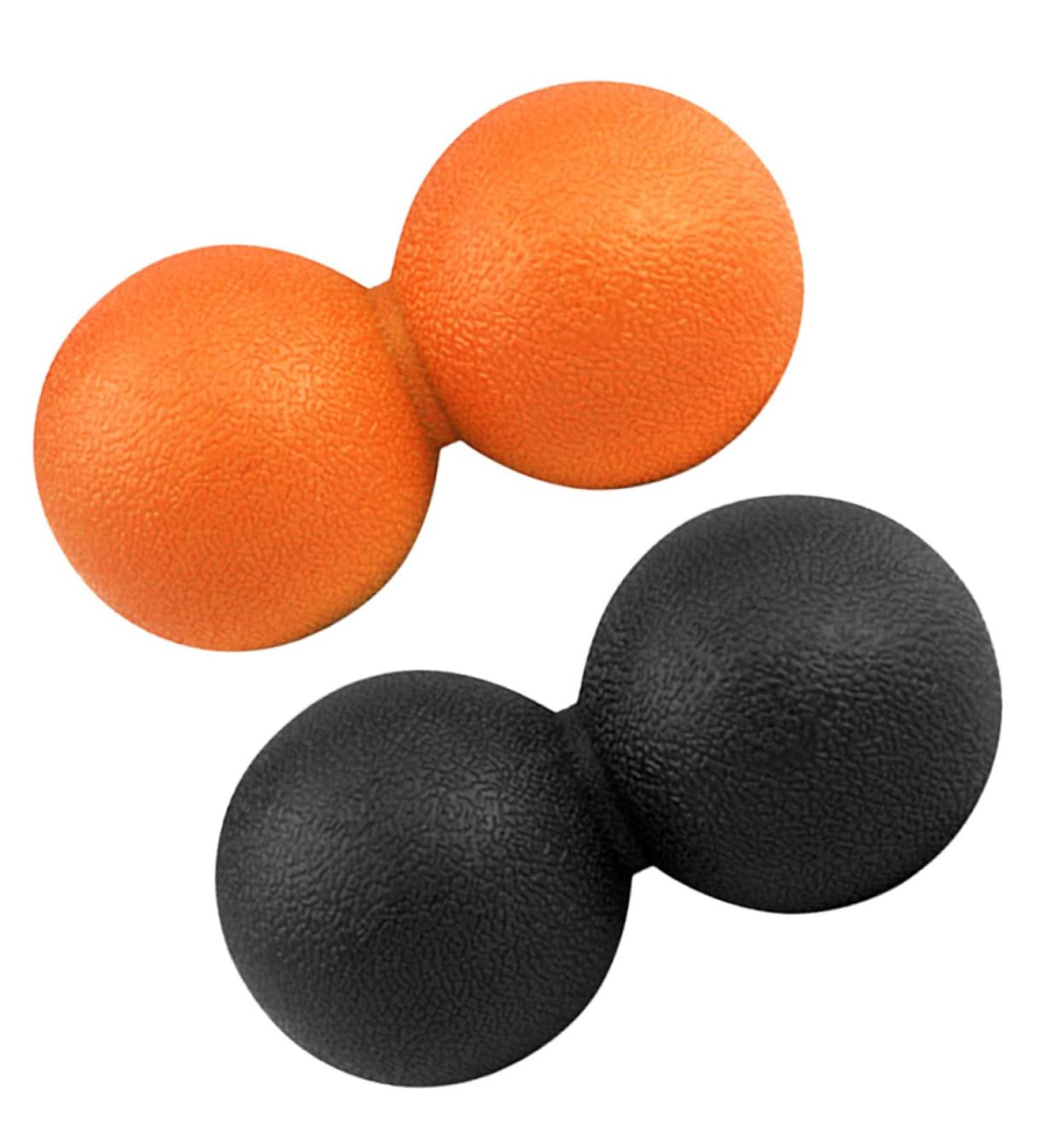 Healeved 2pcs Back Roller Yoga Ball - Peanut Massage Ball for Deep Tissue & Muscle Relief | International Shipping - Buy Online on GoSupps.com