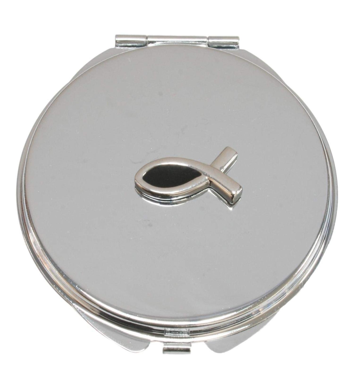 Christian Fish Compact Mirror Handbag Gift With Free Engraving 453 - Buy Online on GoSupps.com