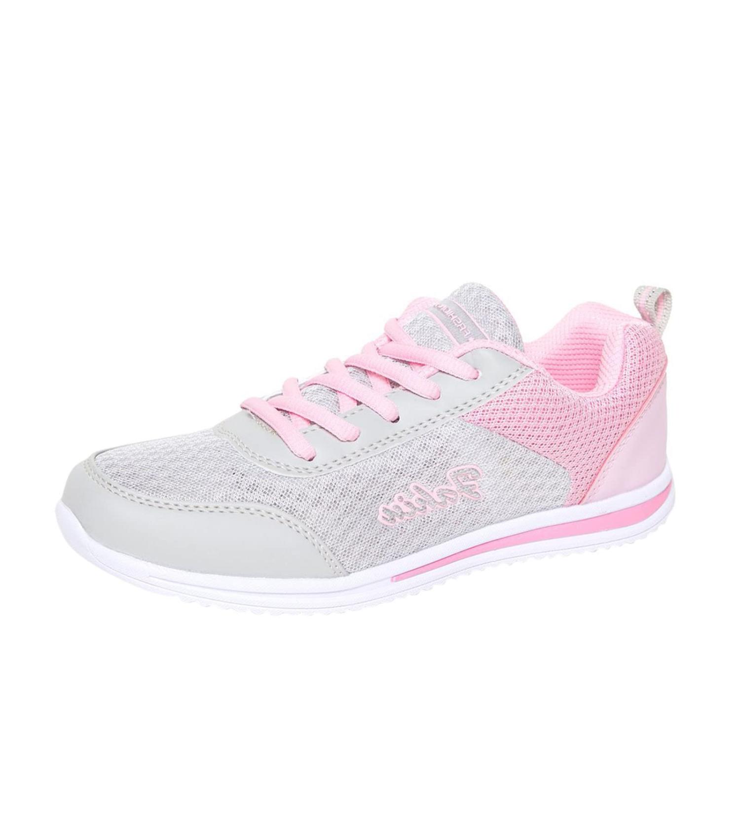 Buy Women's Lightweight Sporty Sneakers & Orthopedic Shoes - White Black Pink - International Shipping Available - Buy Online on GoSupps.com