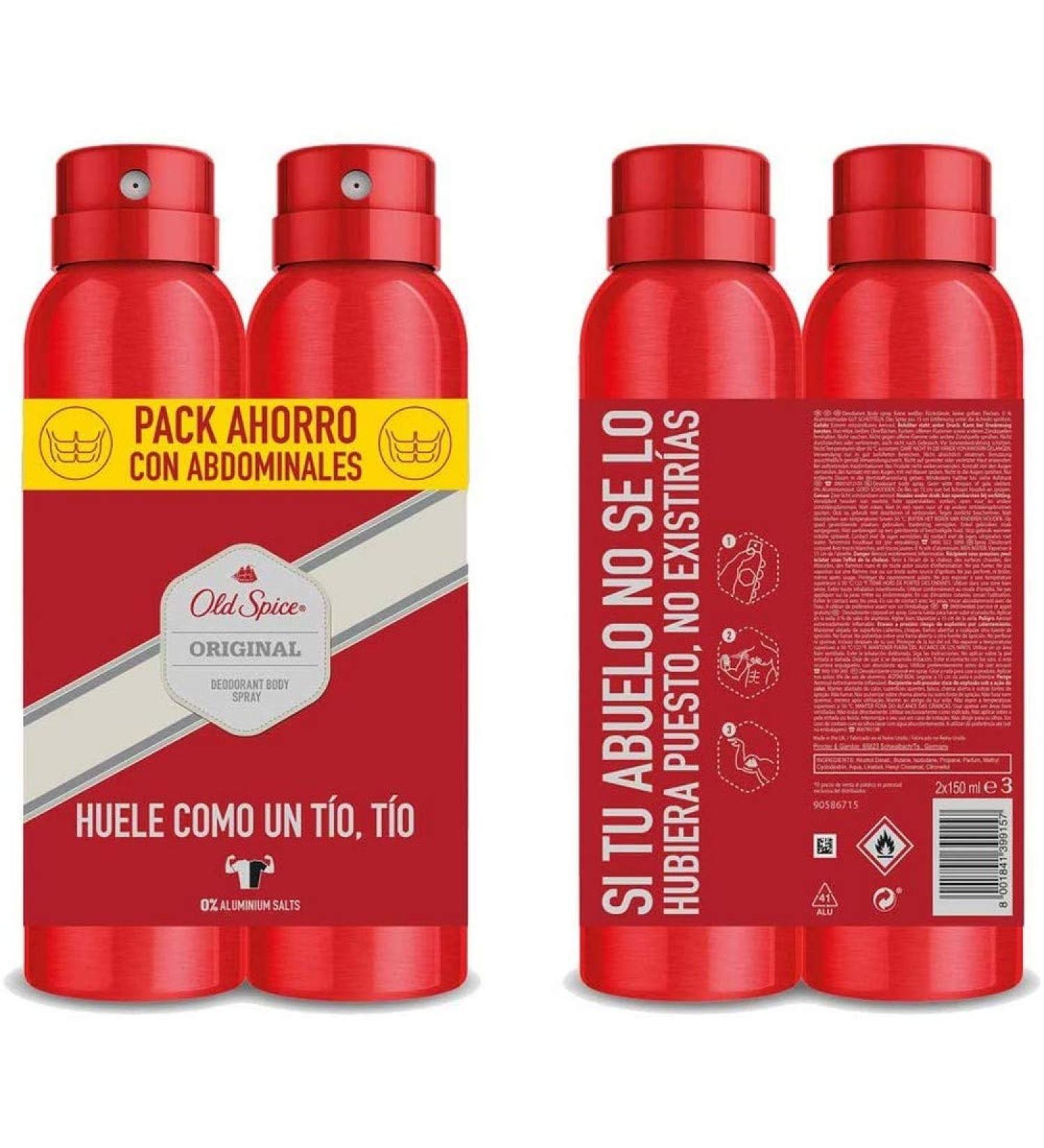 Old Spice Original Deodorant Spray 150ml Set 2 Pieces 2019305782