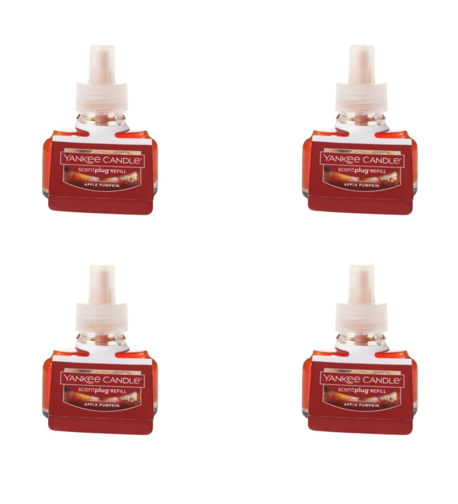 Yankee Candle Apple Pumpkin Electric Home Fragrance Scent Plug Refill (Pack of 4)