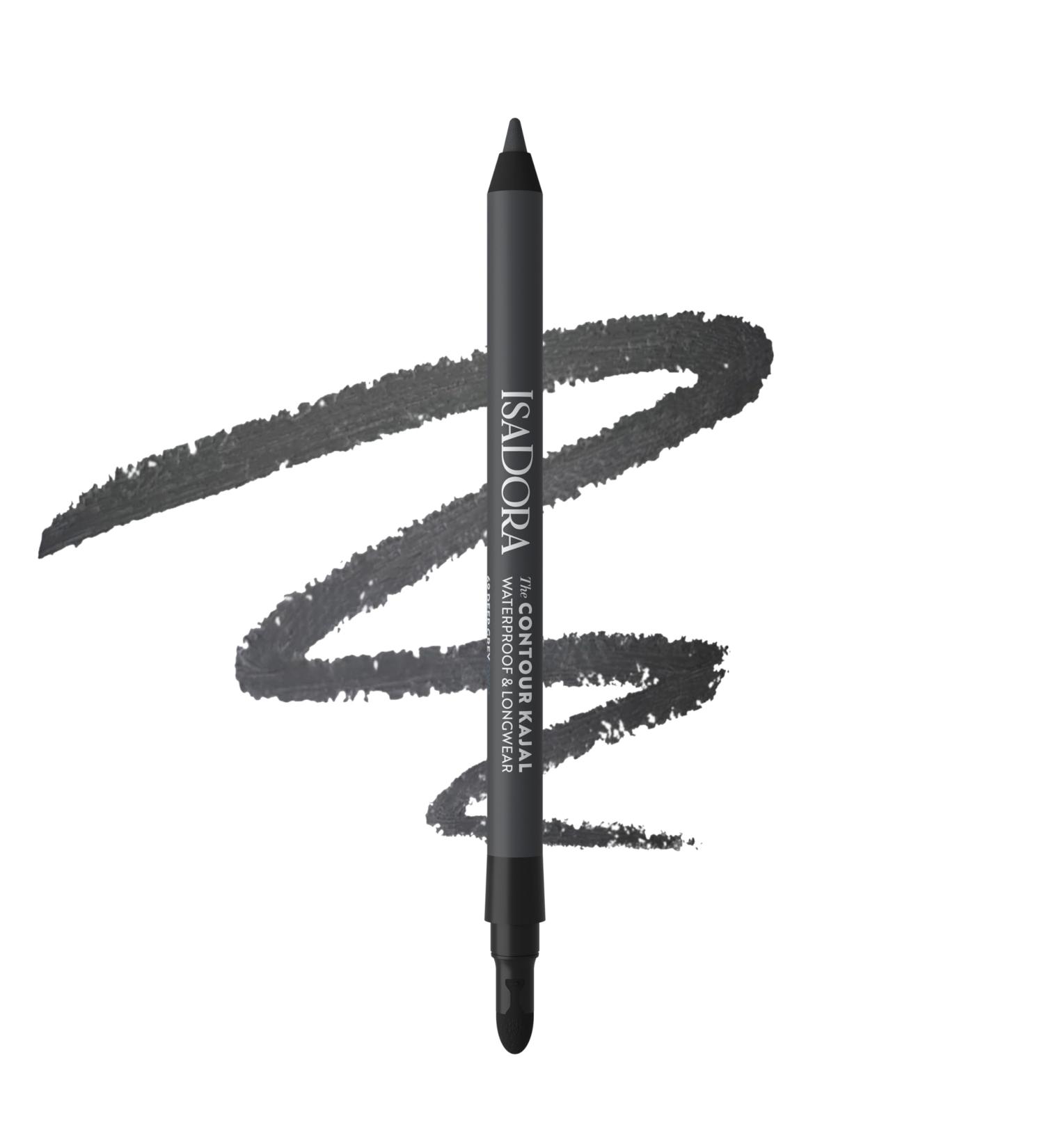  Isadora IsaDora Perfect Contour Kh l Strong Hold No Smudges Black Kohl Pencil Ideal for Smoky Eyes Highly Pigmented & Hypoallergenic Easy to Apply Eyeshadow Pencil Dark Grey - Buy Online on GoSupps.com