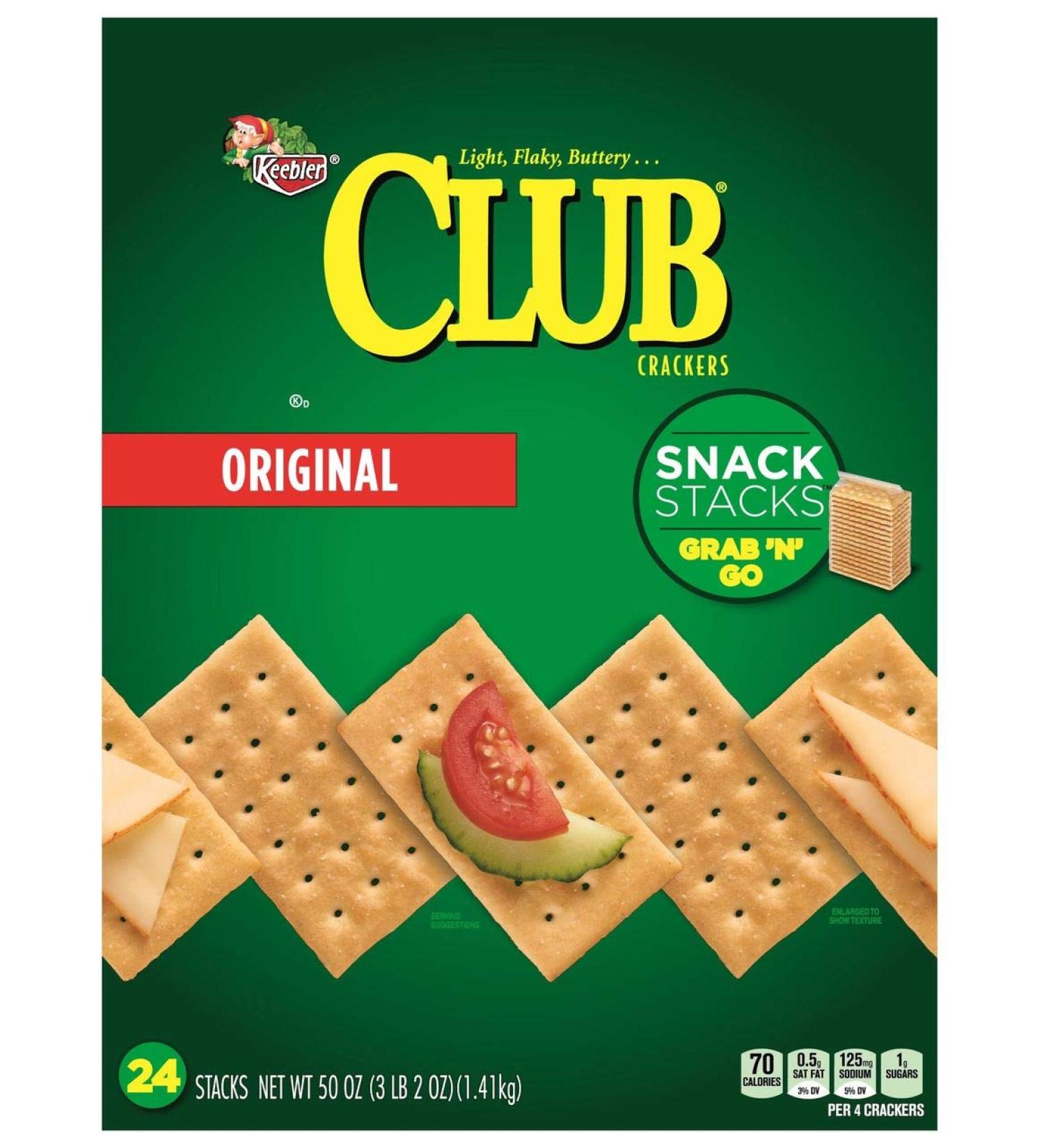 Product of Keebler Club Cracker Snack Stacks 24 ct. Biz Discount