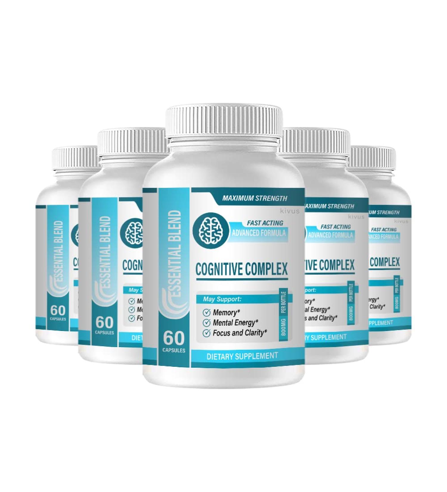 Cognitive Complex - Cognitive Complex Advanced Cognitive Support (5 Pack 300 Capsules)