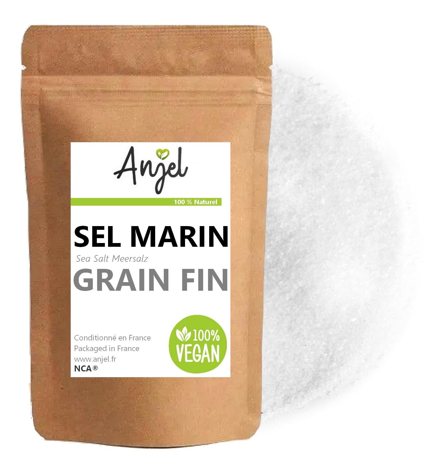 Sea salt 250g - Fine grain - Versatile and tasty salt for all your dishes - 100% Natural - NCA - Buy Online on GoSupps.com