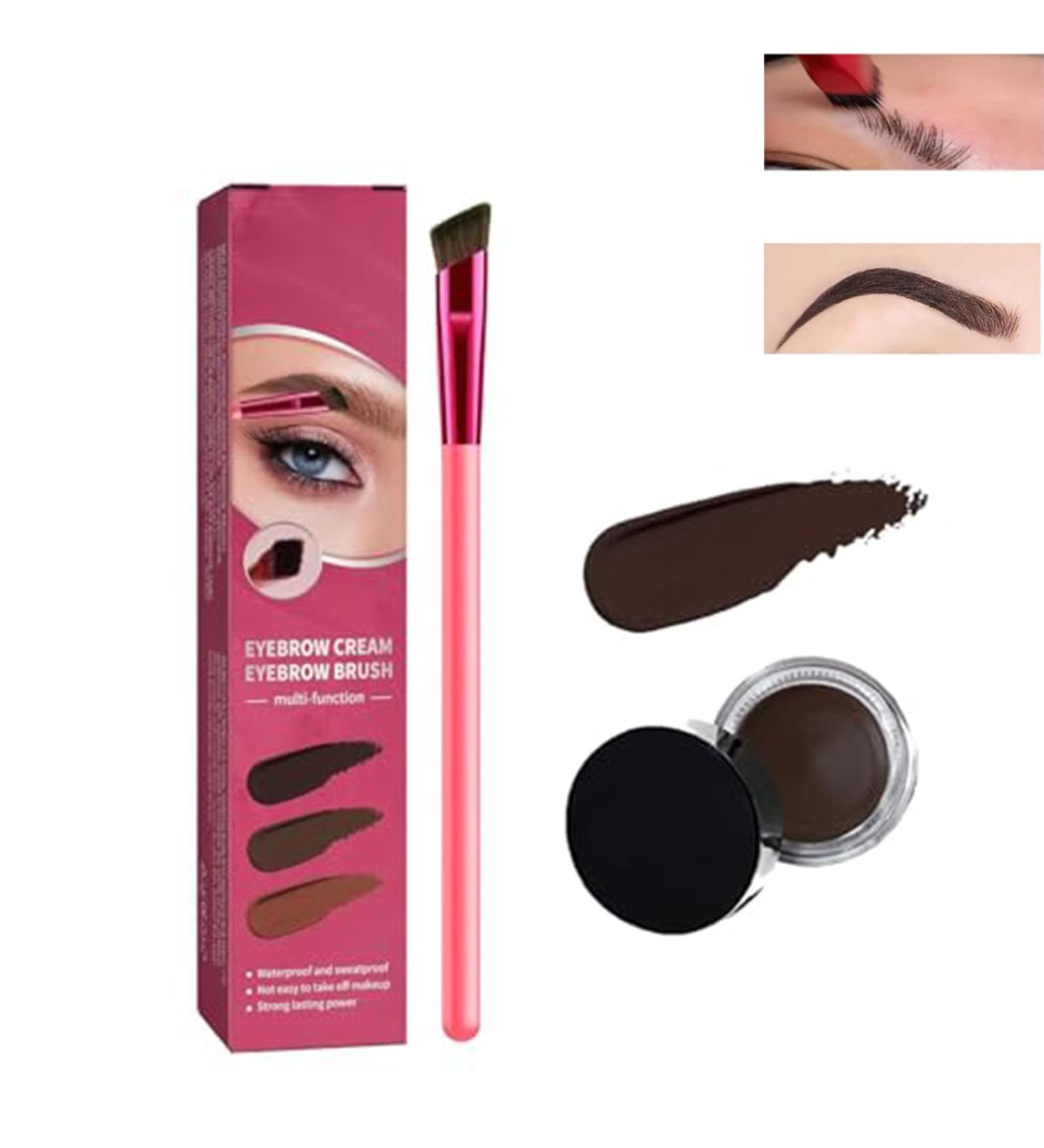 Eyebrow Care Kit 4D Laminated Multi-Function Eyebrow Concealer Contour Brush Starter Kit Eyebrow Pen Long Lasting Waterproof Eyebrow Gel 4D Hair Stroke Brow Stamp Brush (taupe 1pc) taupe 1pc - Buy Online on GoSupps.com