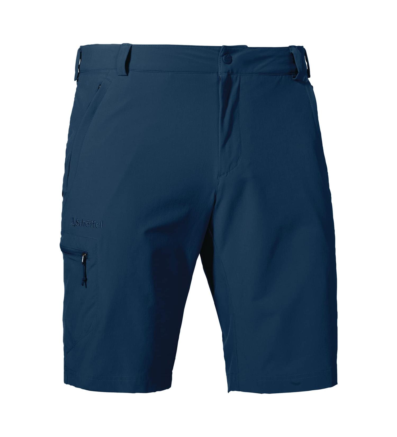 Sch ffel Men's Folkstone Shorts - Versatile Hiking Trousers with Adjustable Waist & Practical Pockets - Outdoor Pants in 54 Dress Blues - Buy Online on GoSupps.com