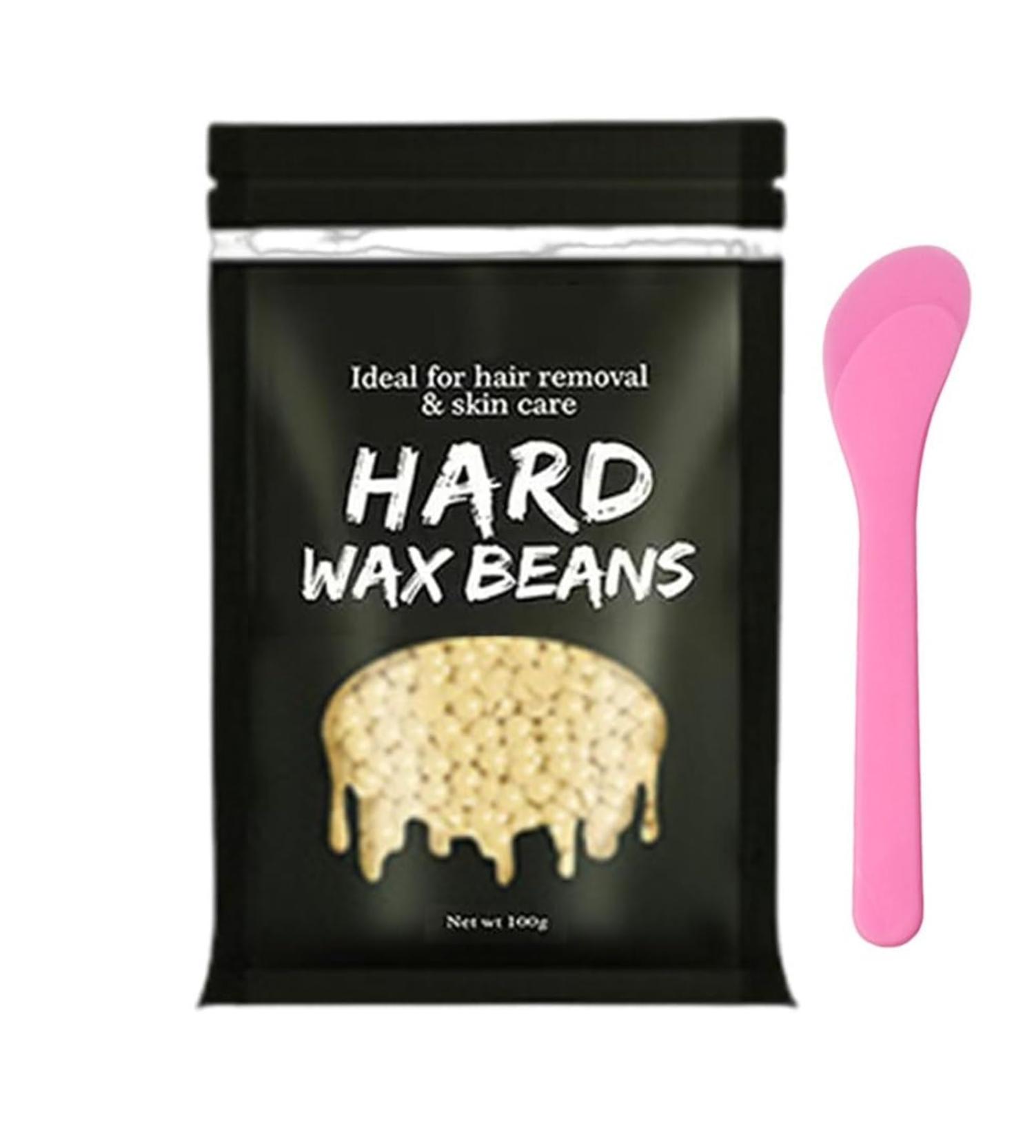 Hard Wax Beads 2PCS Hair Removal Wax Beans for Sensitive Skin Face Legs Armpit Bikini and Full Body Waxing Women MenCream - Buy Online on GoSupps.com
