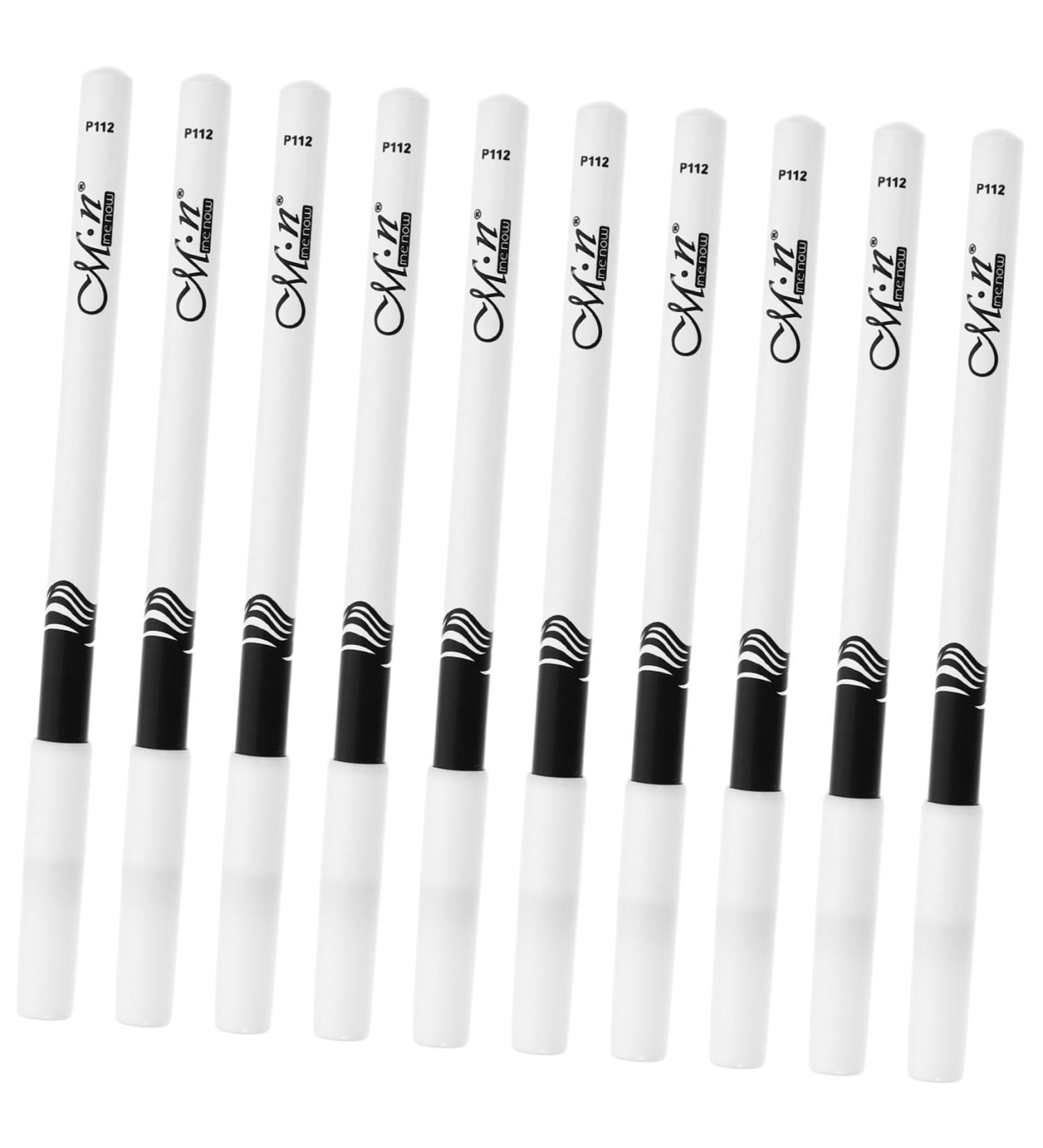SOESFOUFU 30 Pcs Lying Silkworm Eyeliner White Makeup Eyelid Make up Pencil Highlighter Makeup Pen Wooden Pole - Buy Online on GoSupps.com