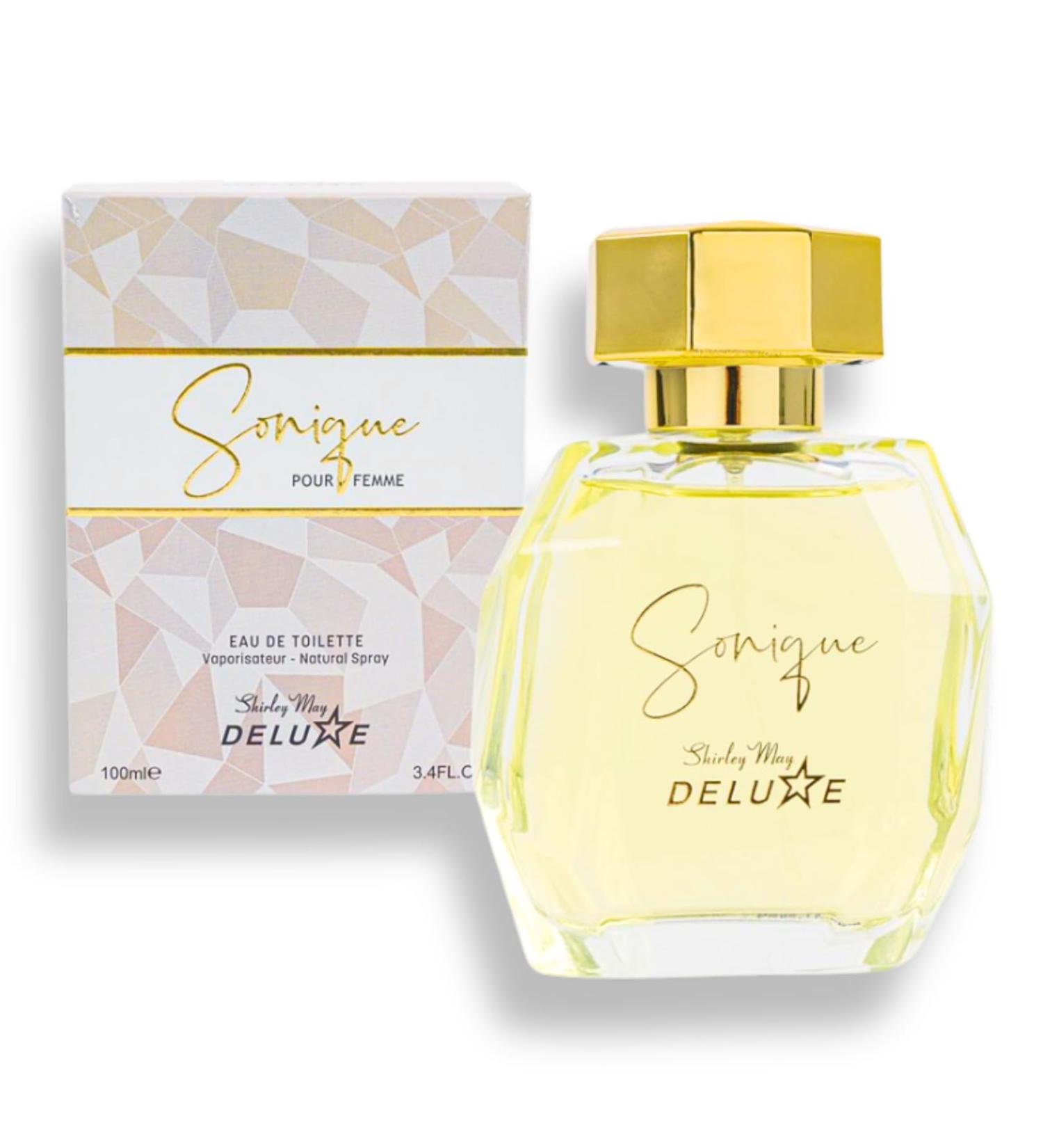 Sonique Pour Femme Eau de Toilette 3.4 Fl Oz. Amber Floral fragrance for Women. - Buy Online on GoSupps.com