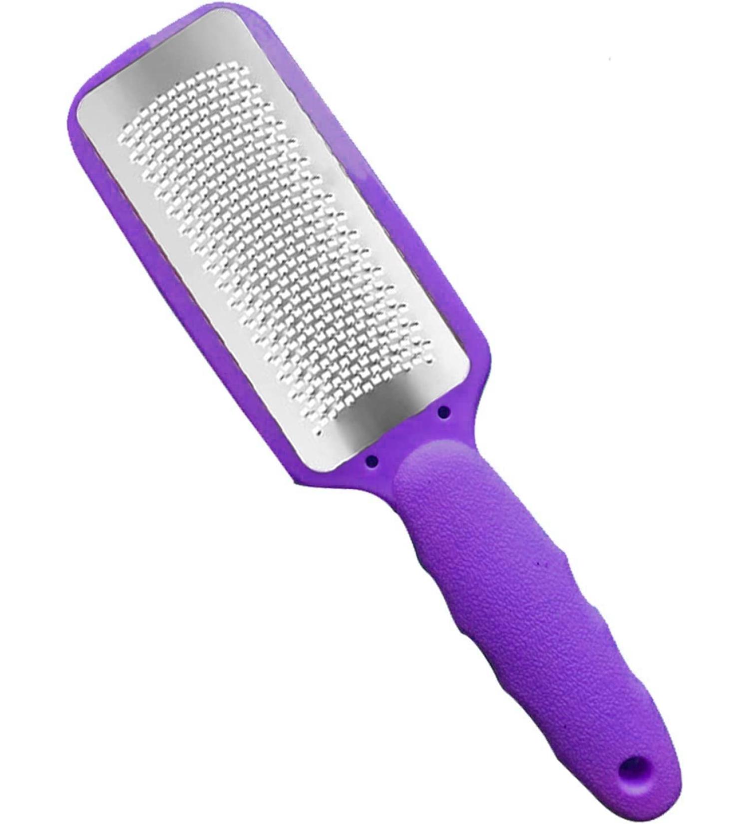Purple Foot Rasp: Callous Remover & Foot Exfoliator for Smooth Feet | Pedicure Foot File for Dead Skin Removal - Buy Online on GoSupps.com
