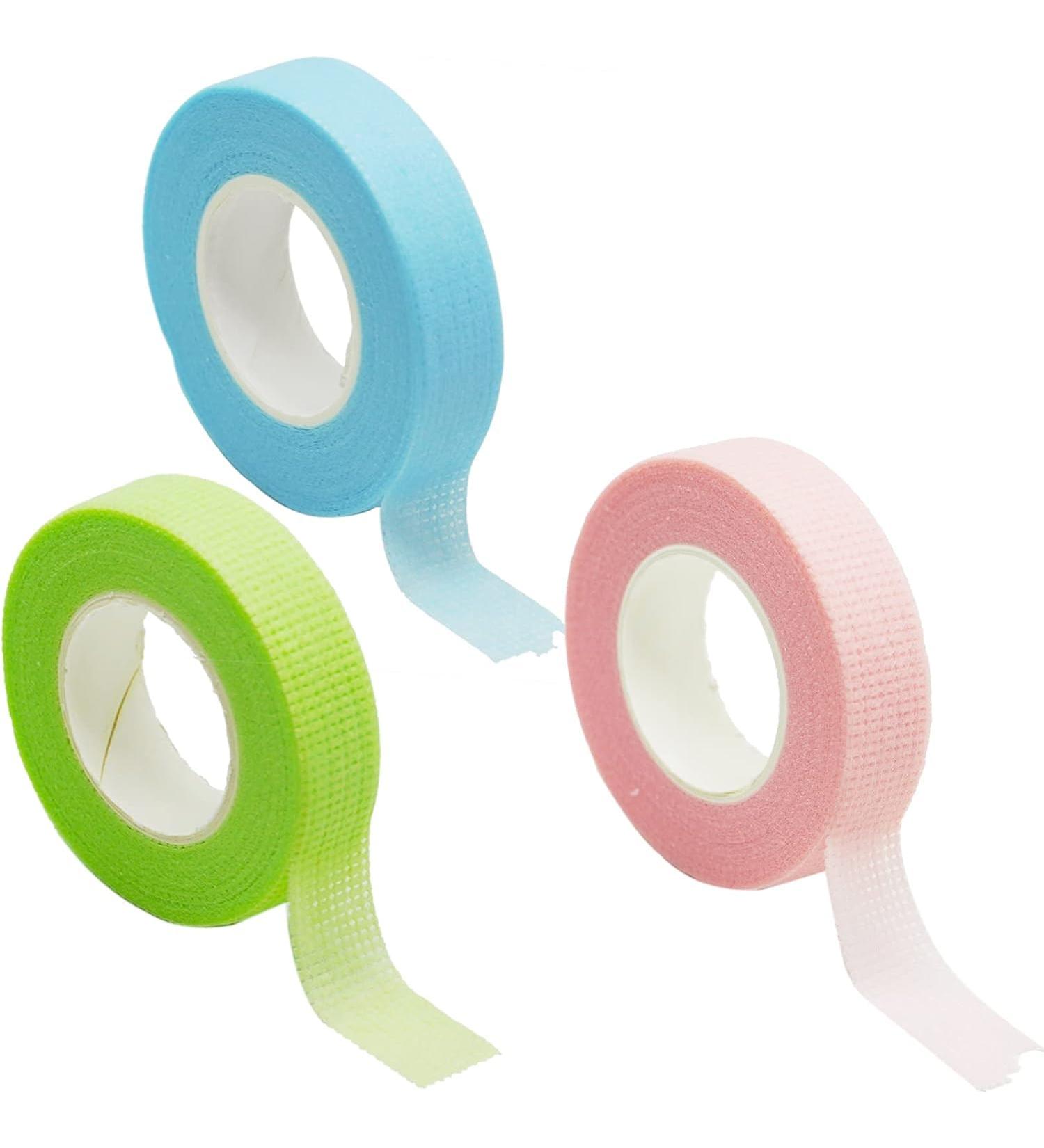 Generic 3 Rolls Eyelash Tape Adhesive Lash Extension Tape Breathable Micropore Fabric Tape Lash Extensions Supplies Breathable Micropore Fabric Eyelash Tape - Buy Online on GoSupps.com