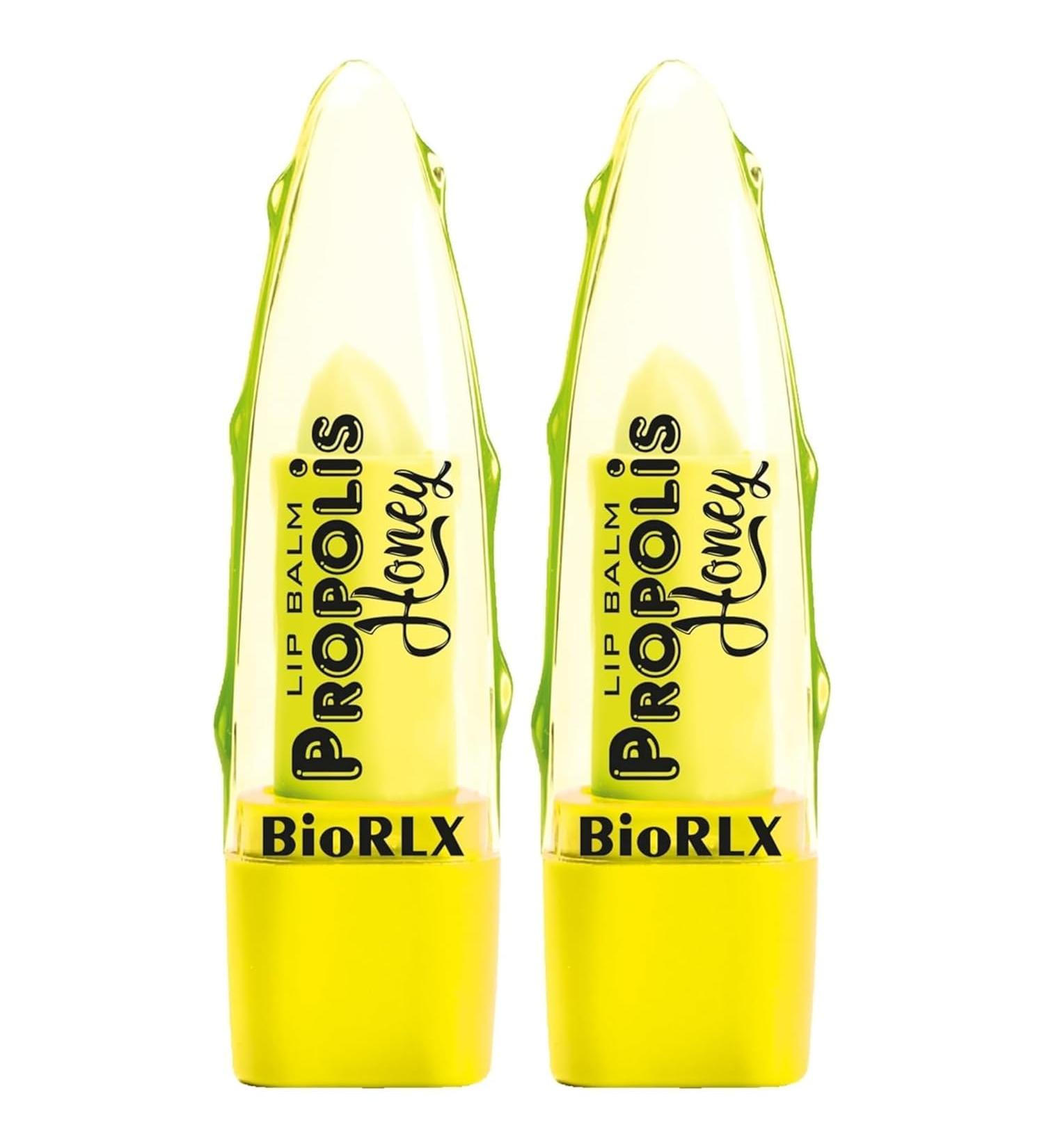 BioRLX Propolis & Honey Lip Balm - Color Free | Moisturizing Lip Care | 2-Pack for Healthy Lips - Buy Online on GoSupps.com