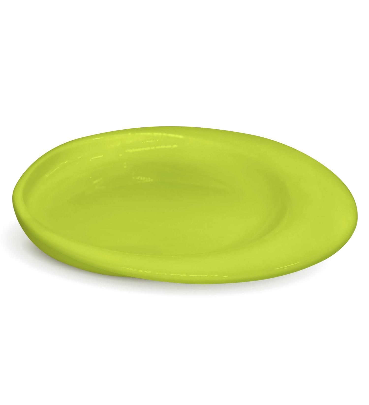 Dignity by Wade Scoop Plate - Green | Pack of 1 | Non-Slip Plate for Easy Eating - Buy Online on GoSupps.com