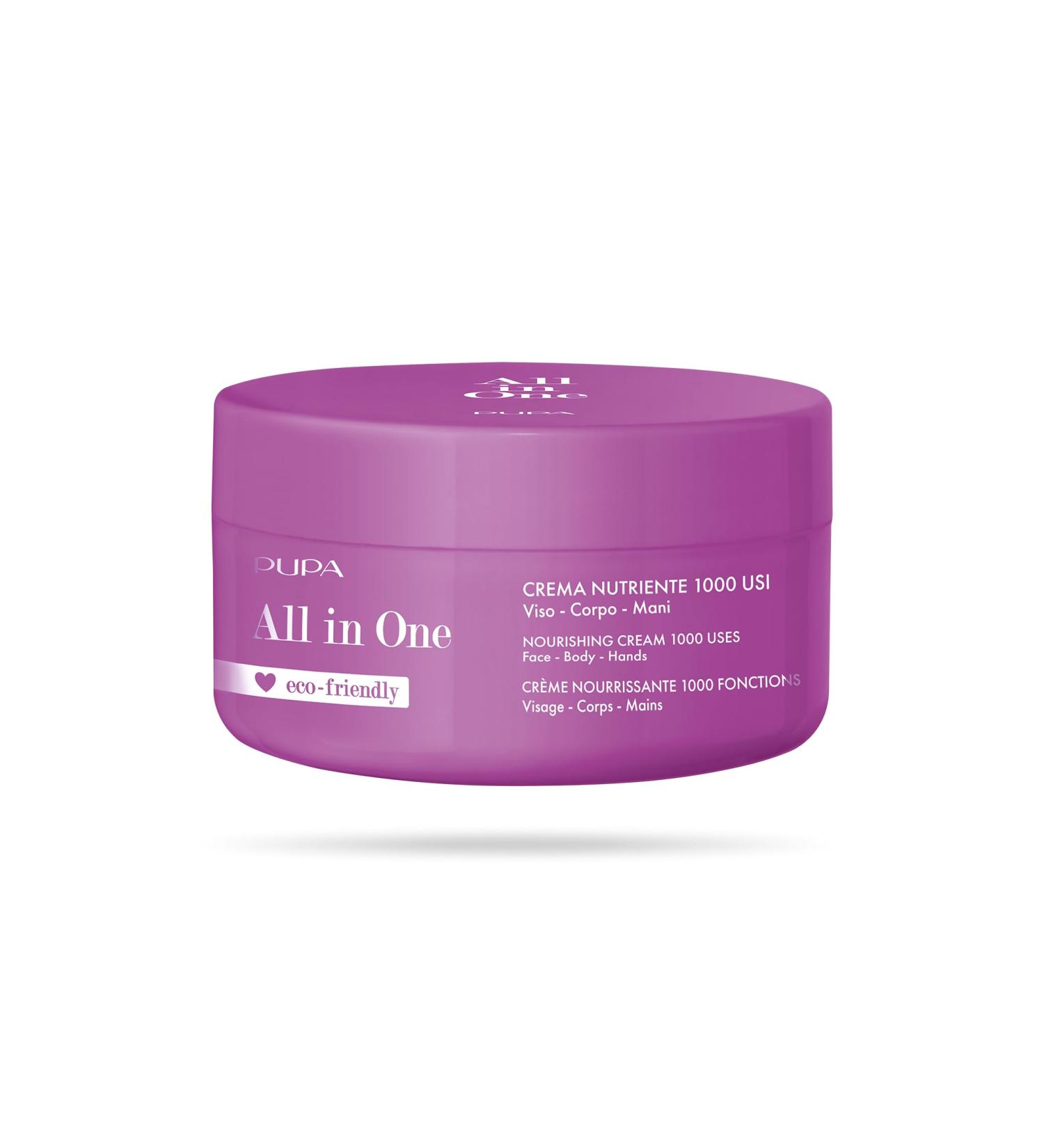 PUPA All-in-One Nutrient Cream 350ml | Multi-Use Face Body & Hand Care | International Shipping Available - Buy Online on GoSupps.com