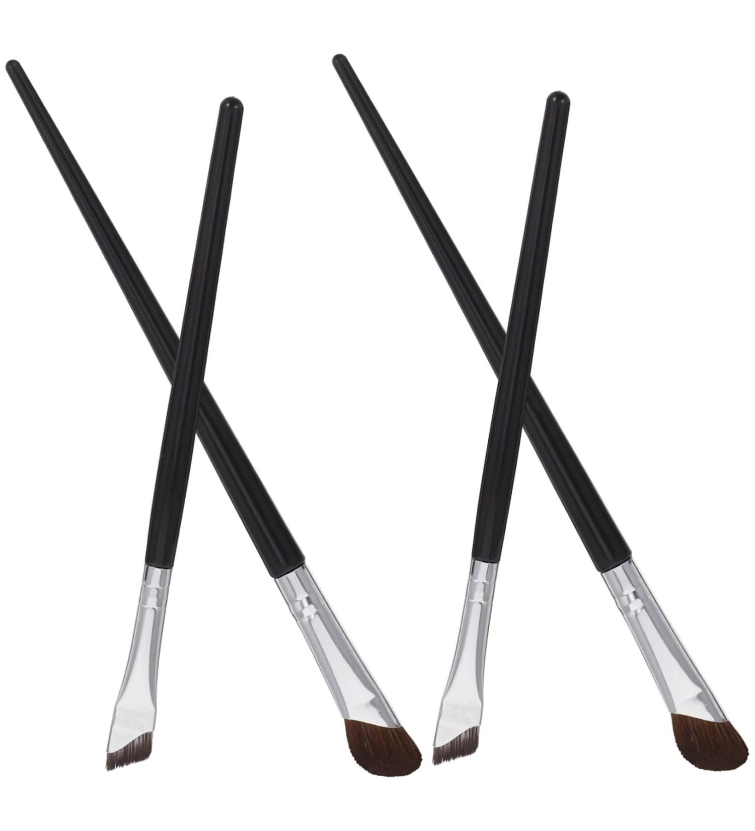 Baluue 4 Pcs Eyeliner Brush Concealer Brush under Eye Brow Brushes for Eyebrows Eye Makeup Wood - Buy Online on GoSupps.com