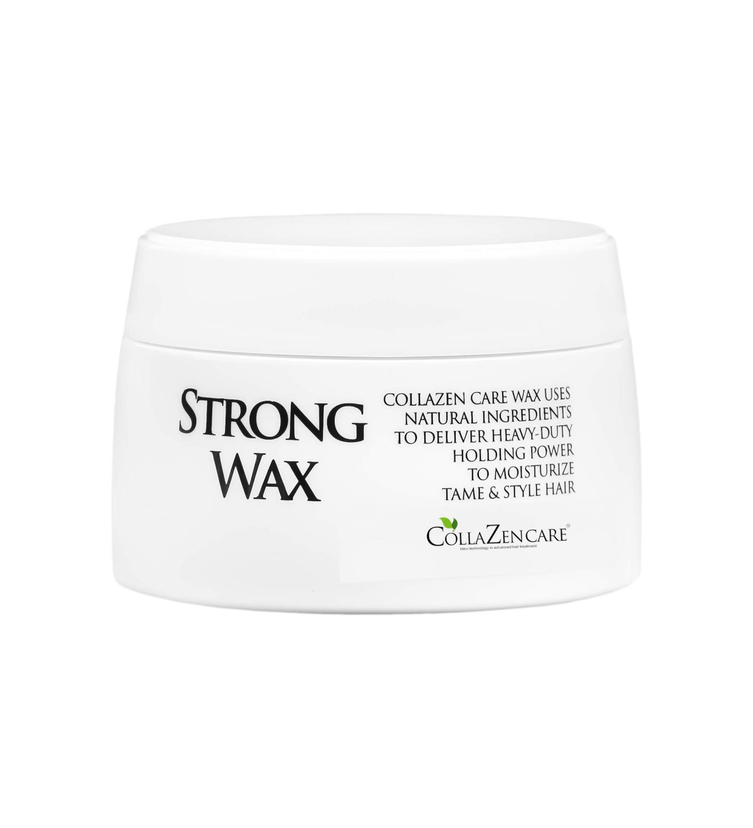 Ecocert Certified CollaZen Care Strong Hair Wax 3.17 oz | Aloe Vera Infused | Made in Korea | Cruelty-Free for Men & Women - Buy Online on GoSupps.com