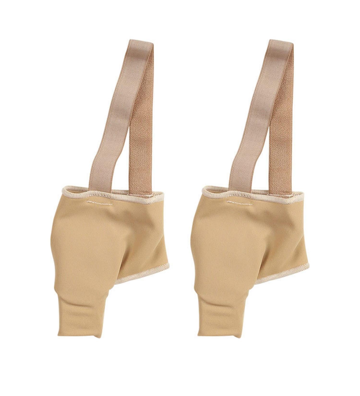 Bunion Corrector Orthopedic Splint | Big Toe Separator & Straightener for Hallux Valgus | Non-Surgical Pain Relief & Cracked Heel Remover | Size L (Khaki) - Buy Online on GoSupps.com