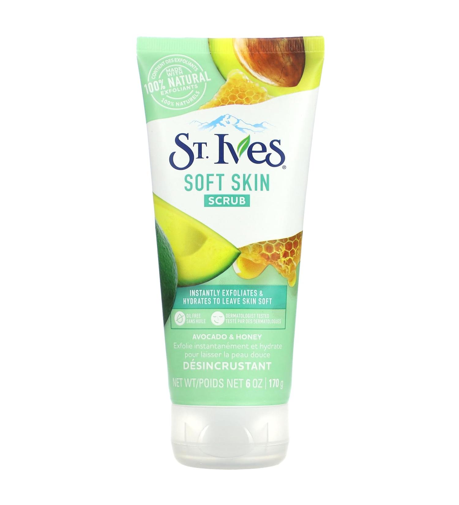 St Ives Avocado & Honey Soft Skin Scrub 6 Ounce