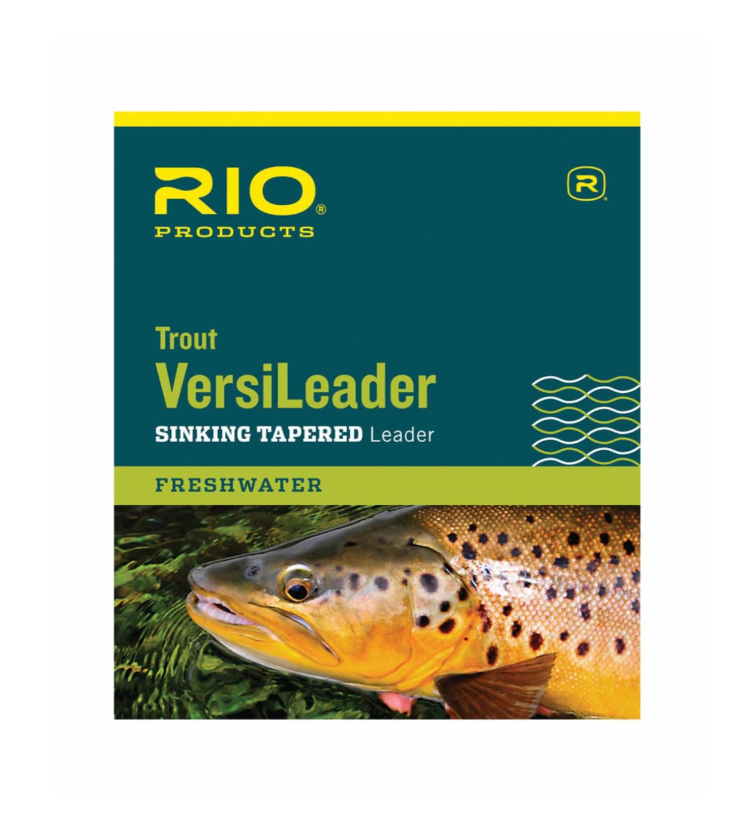 Rio Trout Versileader 7ft 7ips Freshwater Sinking Leader - 12lb Core Black/Black Loop - Buy Online on GoSupps.com
