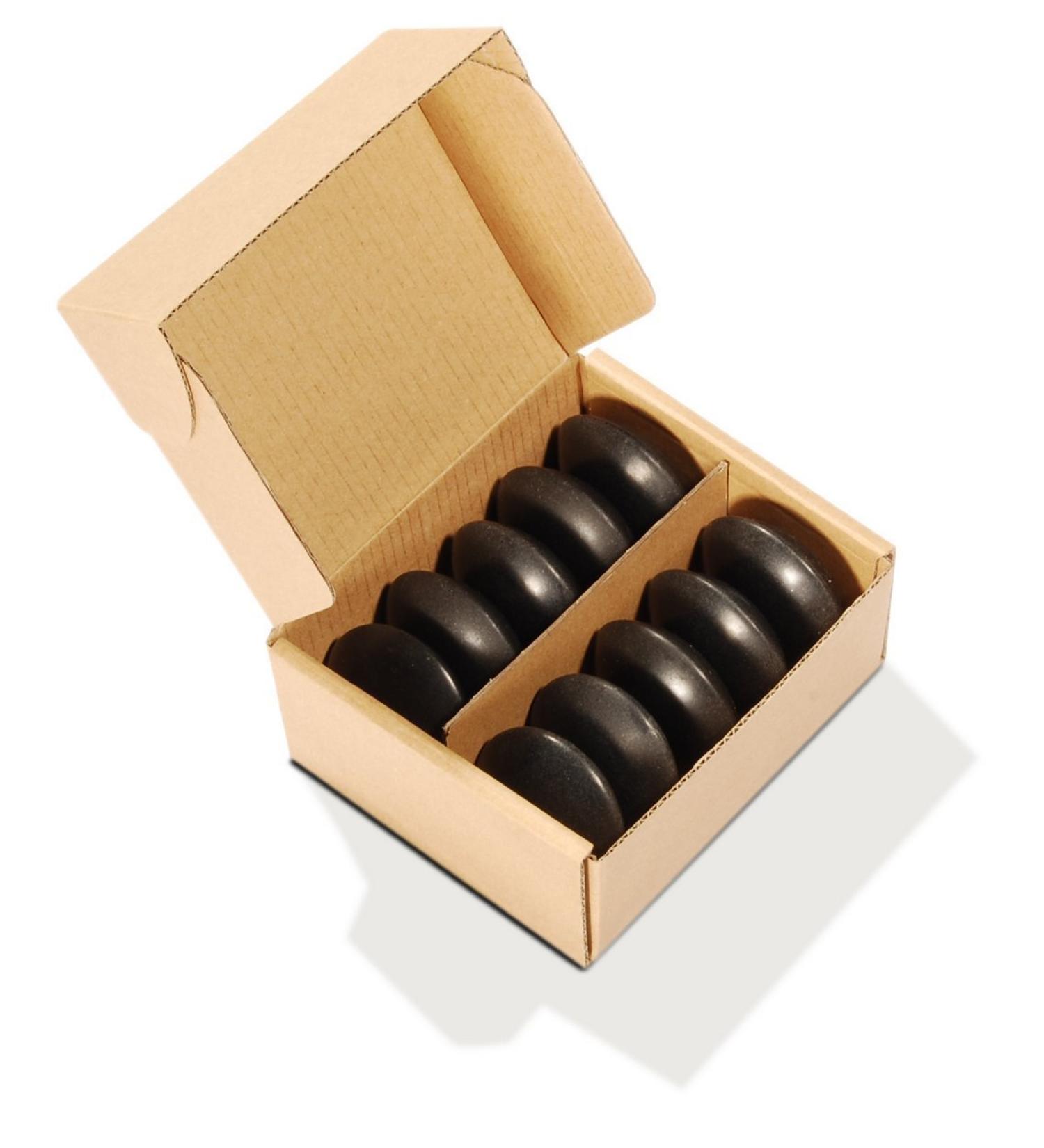 Master Massage Maltese Basalt Stone Set - 10 Pack of 100% Natural Hot Stone Massage Stones for Relaxation & Therapy - Buy Online on GoSupps.com