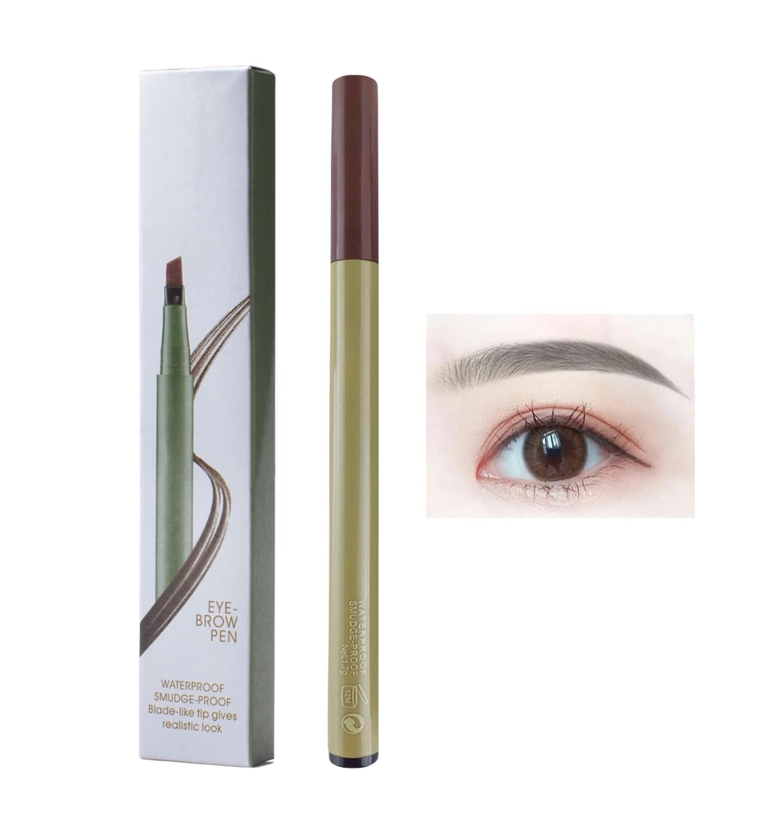 Liquid Brow Pencils Sweatproof and Easy Coloring Pencil for Eyebrow Beauty | Young Girls Eyebrow Definers for Traveling Gathering Home Dating Shopping Buogint Black-brown - Buy Online on GoSupps.com