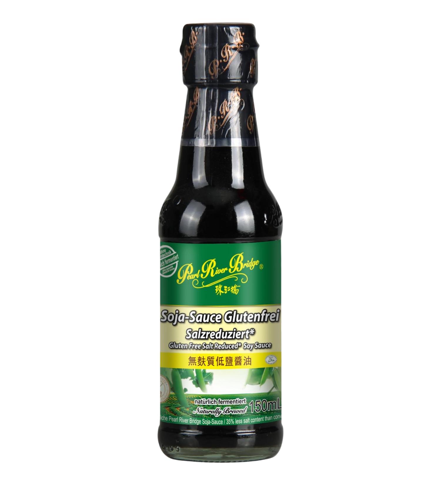 Buy Pearl River Bridge Gluten-Free Soy Sauce (Less Salt) 150 ML - International Shipping Available - Buy Online on GoSupps.com